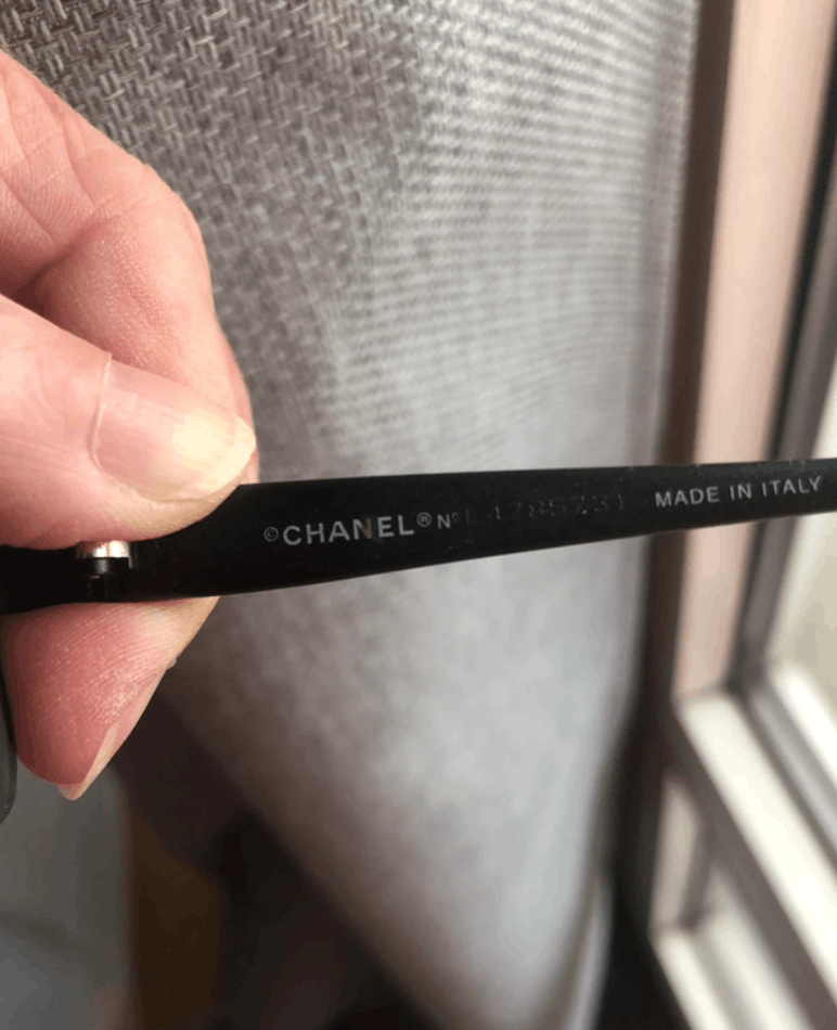 Chanel × Vintage CHANEL SUNGLASSES 4026 LOGO ICONIC 4017 Mask RI903 Size ONE SIZE - 5 Thumbnail