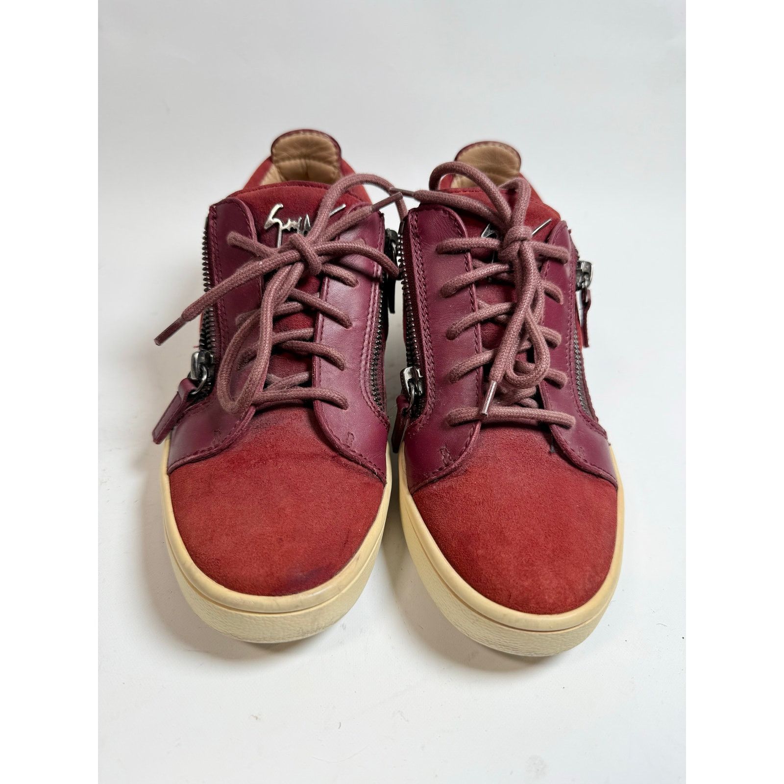 Giuseppe Zanotti Giuseppe Zanotti Brek Velvet Side-Zip Sneakers 36 EU/6 US Size US 6 / IT 36 - 2 Thumbnail