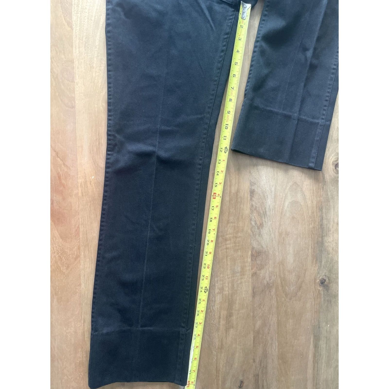 Vintage VINTAGE Oshkosh B'gosh Denim Carpenter Jeans 28x32 Black Union Made USA 80s 50s 60s 70s Workwear Mens Straight 5-Pocket Denim Tailor Hemmed Size US 28 / EU 44 - 7 Thumbnail