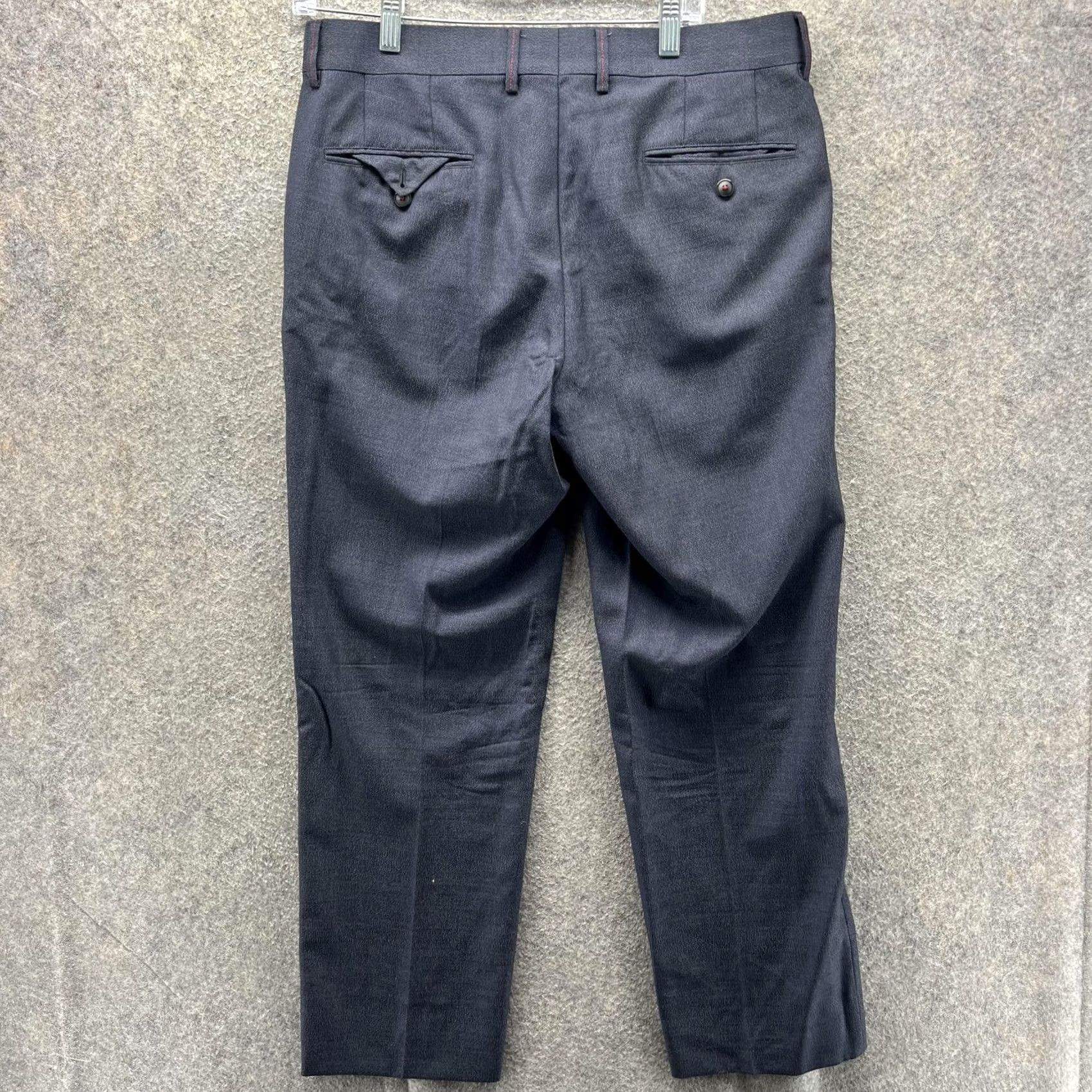 Robert Graham Robert Graham Dress Pants Mens 40 Blue Wool Silk Blend Flat Front Lined Trouser Size US 40 / EU 56 - 2 Thumbnail