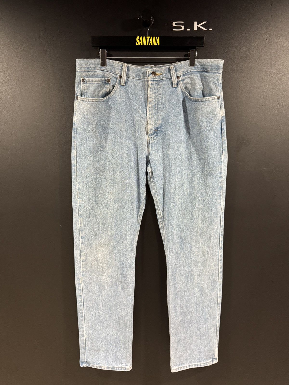 Wrangler 90s / 00s Vintage Wrangler Faded Stone Wash Denim Jeans 36 Size US 36 / EU 52 - 1 Thumbnail