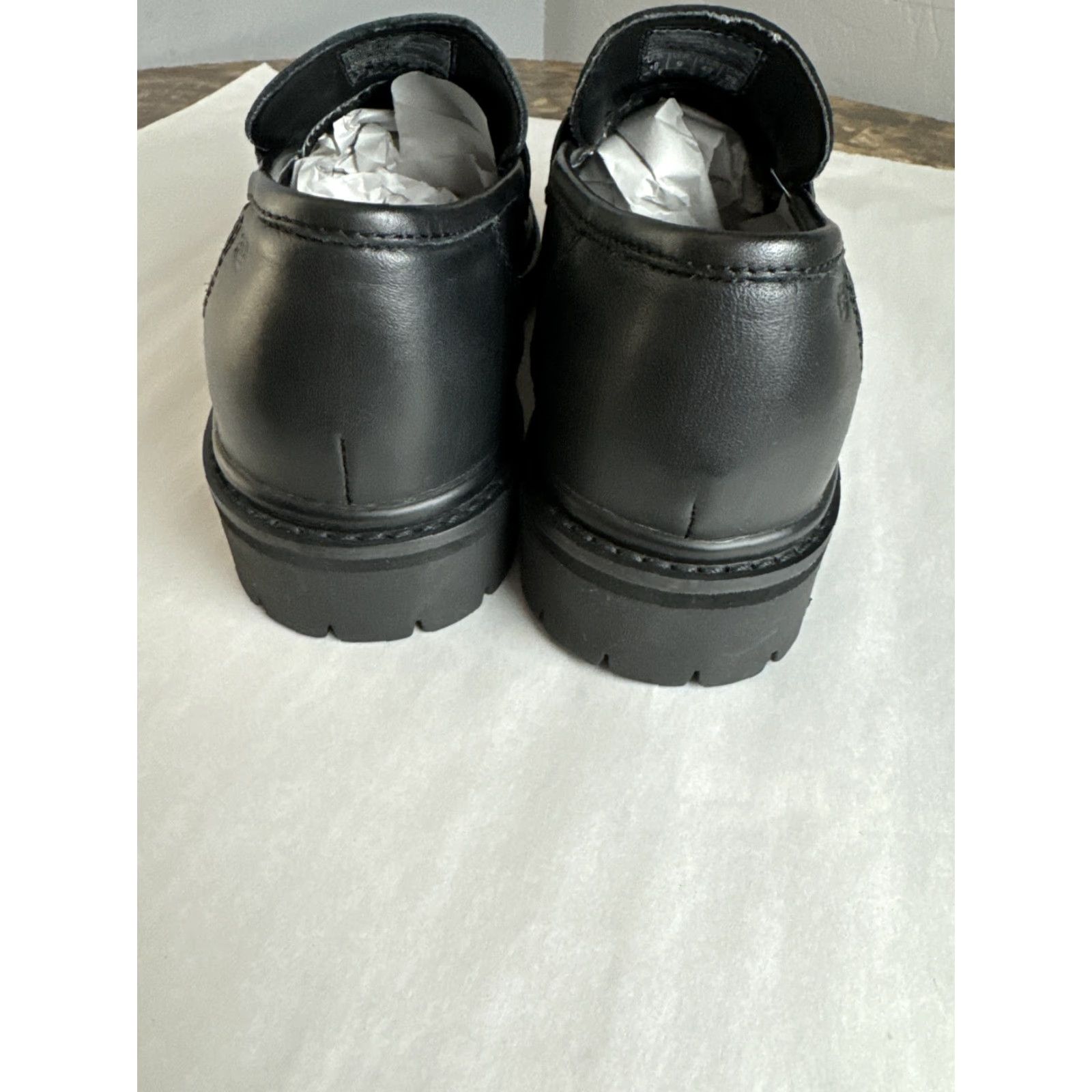 SKECHERS Skechers Y2K Chunky Loafer Boots Slip On Black Leather Mens Sz 10 New No Box Size US 10 / EU 43 - 5 Thumbnail