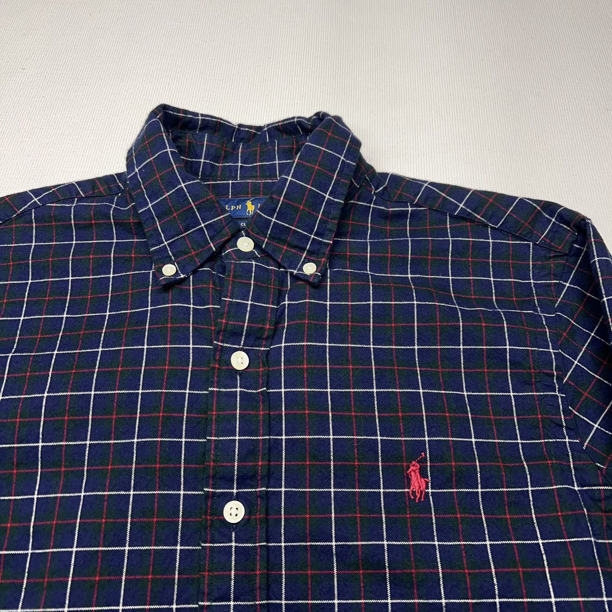 Polo Ralph Lauren Polo Ralph Lauren Shirt Blue Button Down Plaid Classic Fit Size US M / EU 48-50 / 2 - 3 Thumbnail