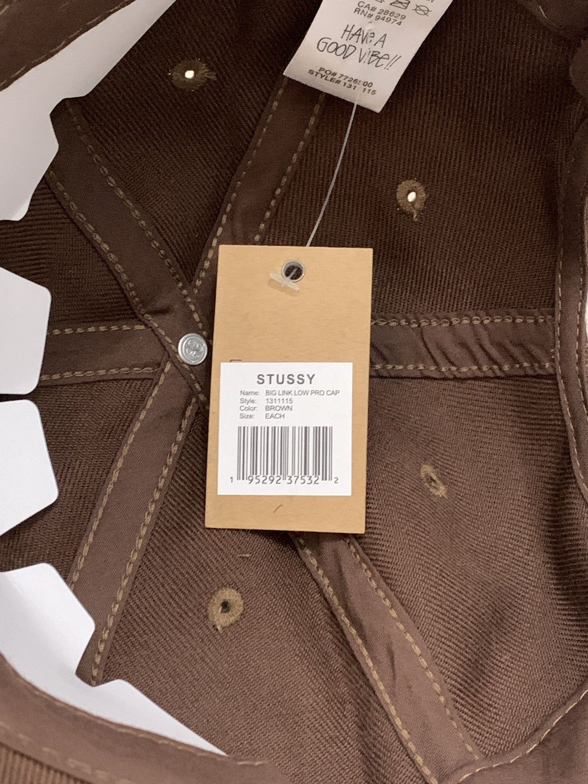 Stussy Stussy Big Link cap Size ONE SIZE - 3 Thumbnail