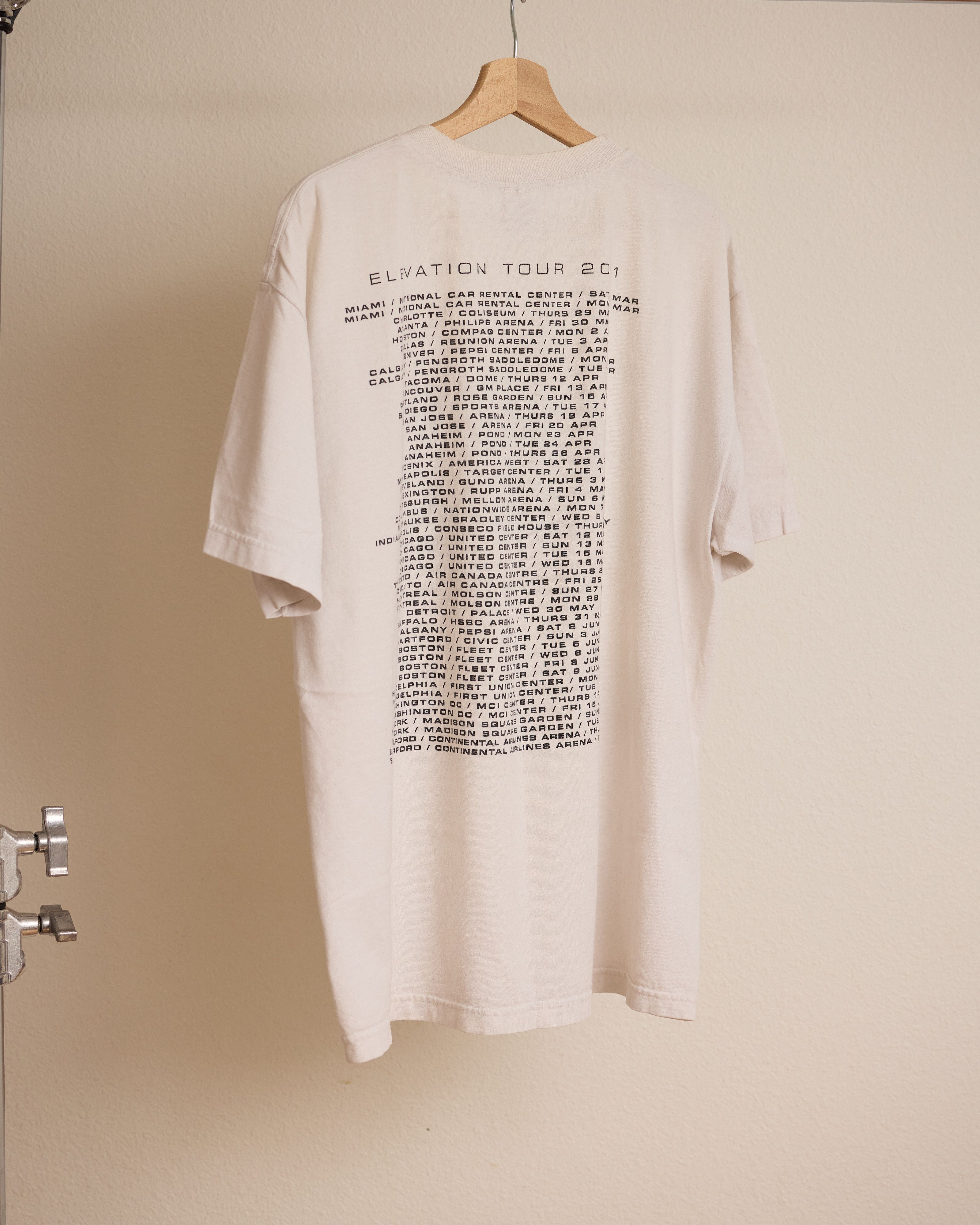 Vintage Vintage 2000's U2 Elevation Tour T-Shirt Size US XL / EU 56 / 4 - 3 Thumbnail
