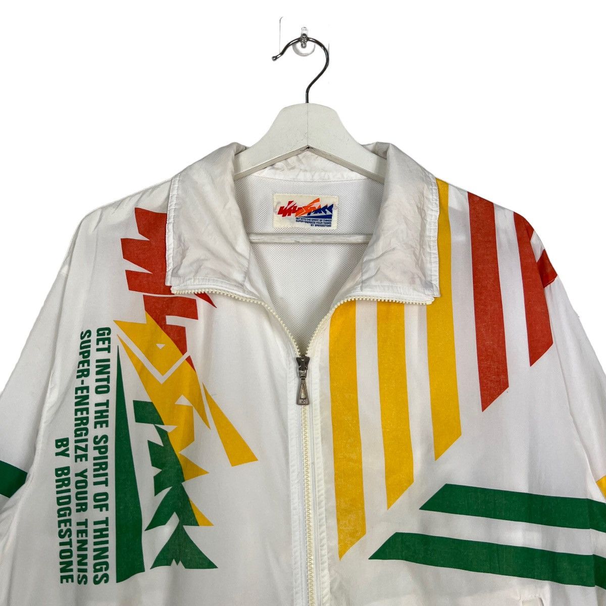 Japanese Brand 🔥 VINTAGE BRIDGESTONE TRAINER JACKET Size US M / EU 48-50 / 2 - 3 Thumbnail