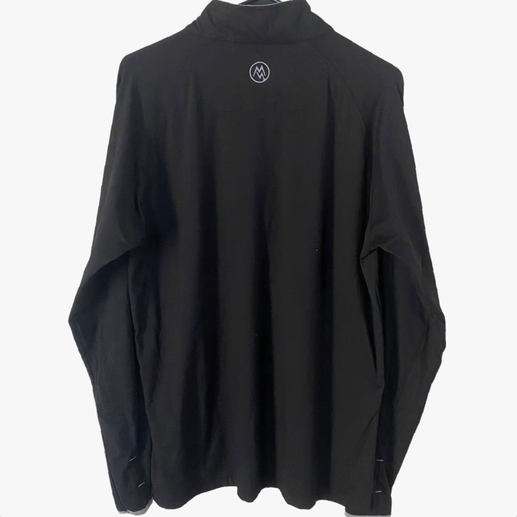 Vintage Cloudveil Athletic Quarter-Zip Sweatshirt Black Men's Large Mock Neck Pullover Size US L / EU 52-54 / 3 - 3 Thumbnail