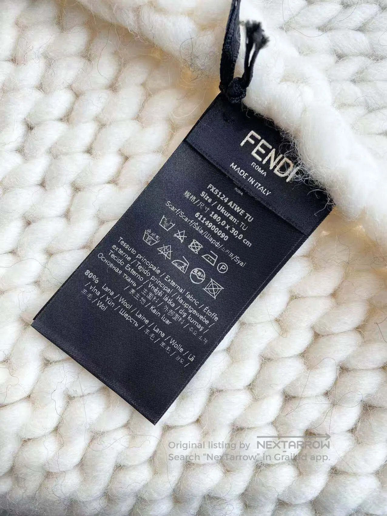 Fendi Fendi Letter logo scarf| Size ONE SIZE - 7 Thumbnail