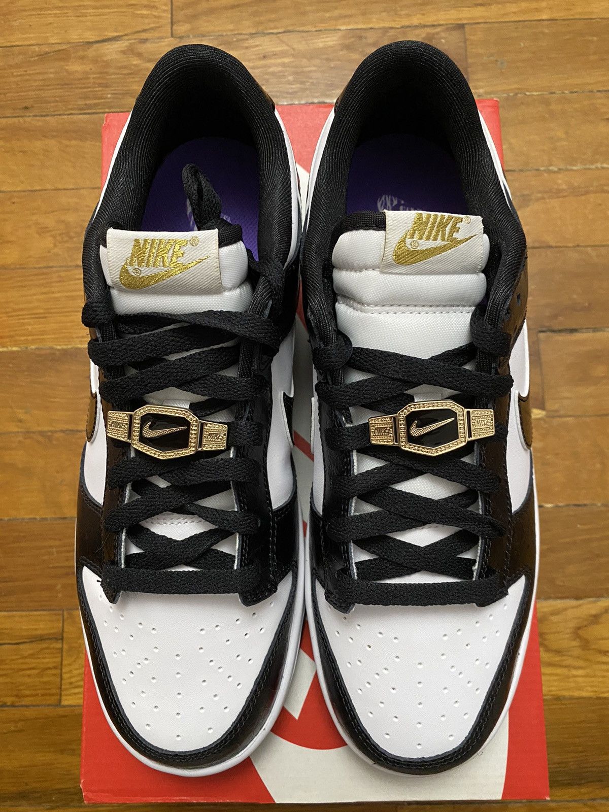 Nike Size 8.5 - Nike Dunk Low World Champs Black White US Panda Size US 8.5 / EU 41-42 - 4 Thumbnail