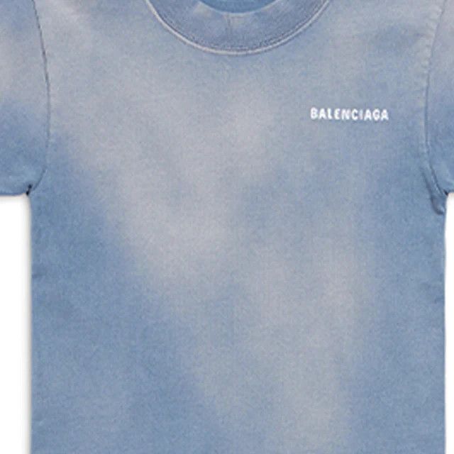 Balenciaga o1la1rc1a0226 Size: KIDS 8 / Back T-Shirt In Blue Size US XXS / EU 40 - 4 Thumbnail