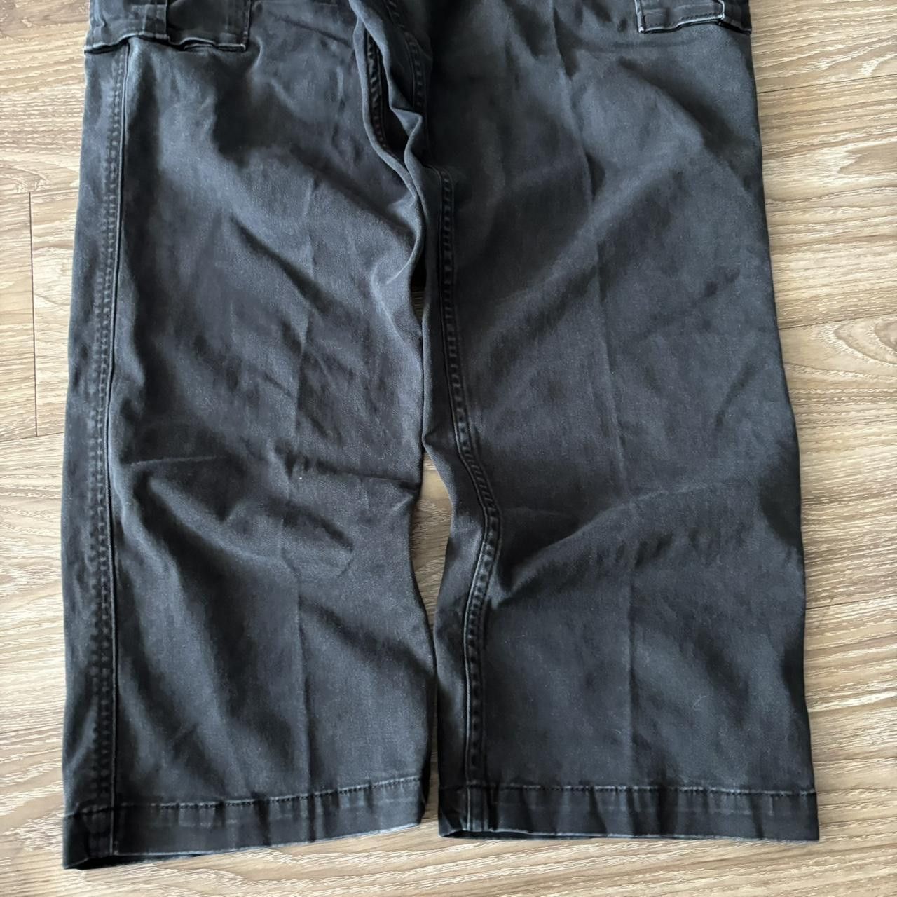 Japanese Brand Crazy Vintage Y2K/2000s Grunge Black Skater Cargo Pants! 42x29 Size US 42 / EU 58 - 6 Thumbnail