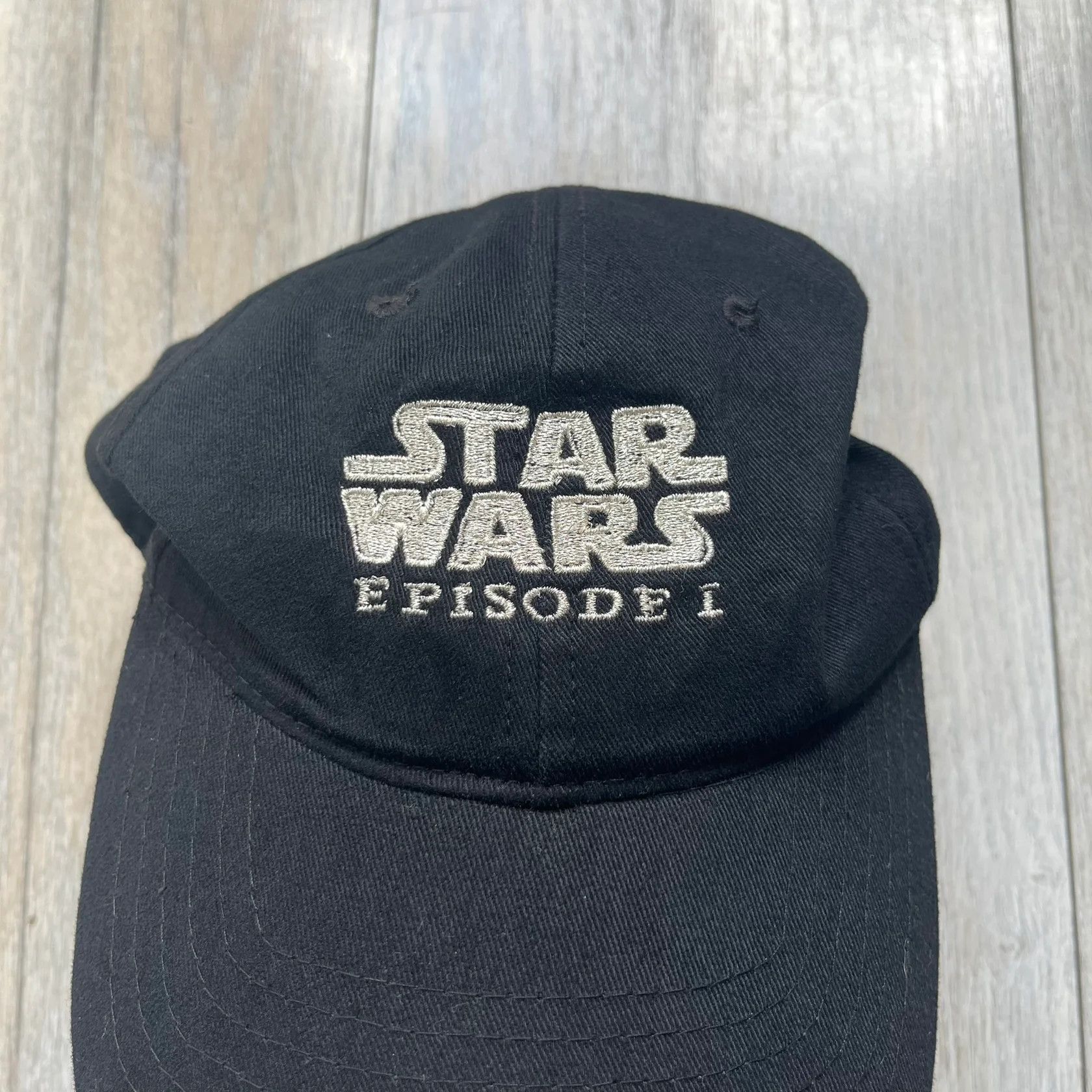 Star Wars Star Wars Episode I 90's Black Baseball Cap Size ONE SIZE - 2 Thumbnail