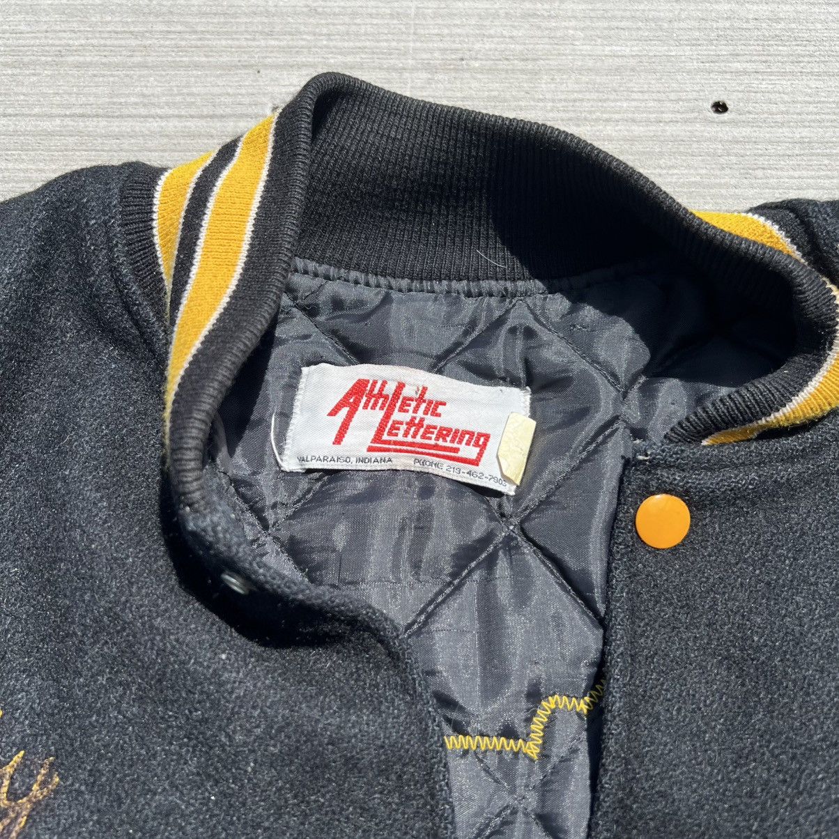 Vintage Vintage Varsity Jacket with Leather sleeves Size US L / EU 52-54 / 3 - 5 Thumbnail