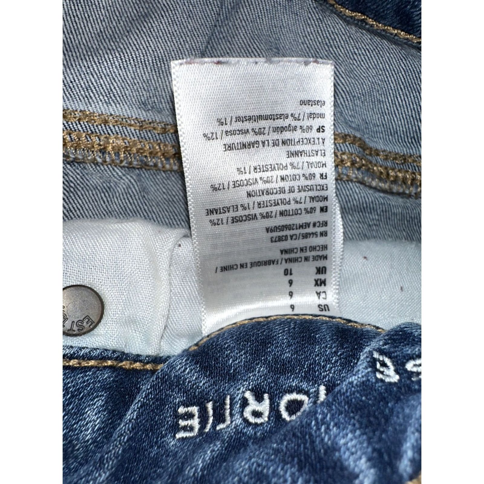American Eagle Outfitters Womens American Eagle Outfitters Jean Shorts Shorts 6 Blue Pockets Womens Jean Shorts 6 Blue American Eagle Outfitters Jeans Shorts Size 28" / US 6 / IT 42 - 3 Thumbnail