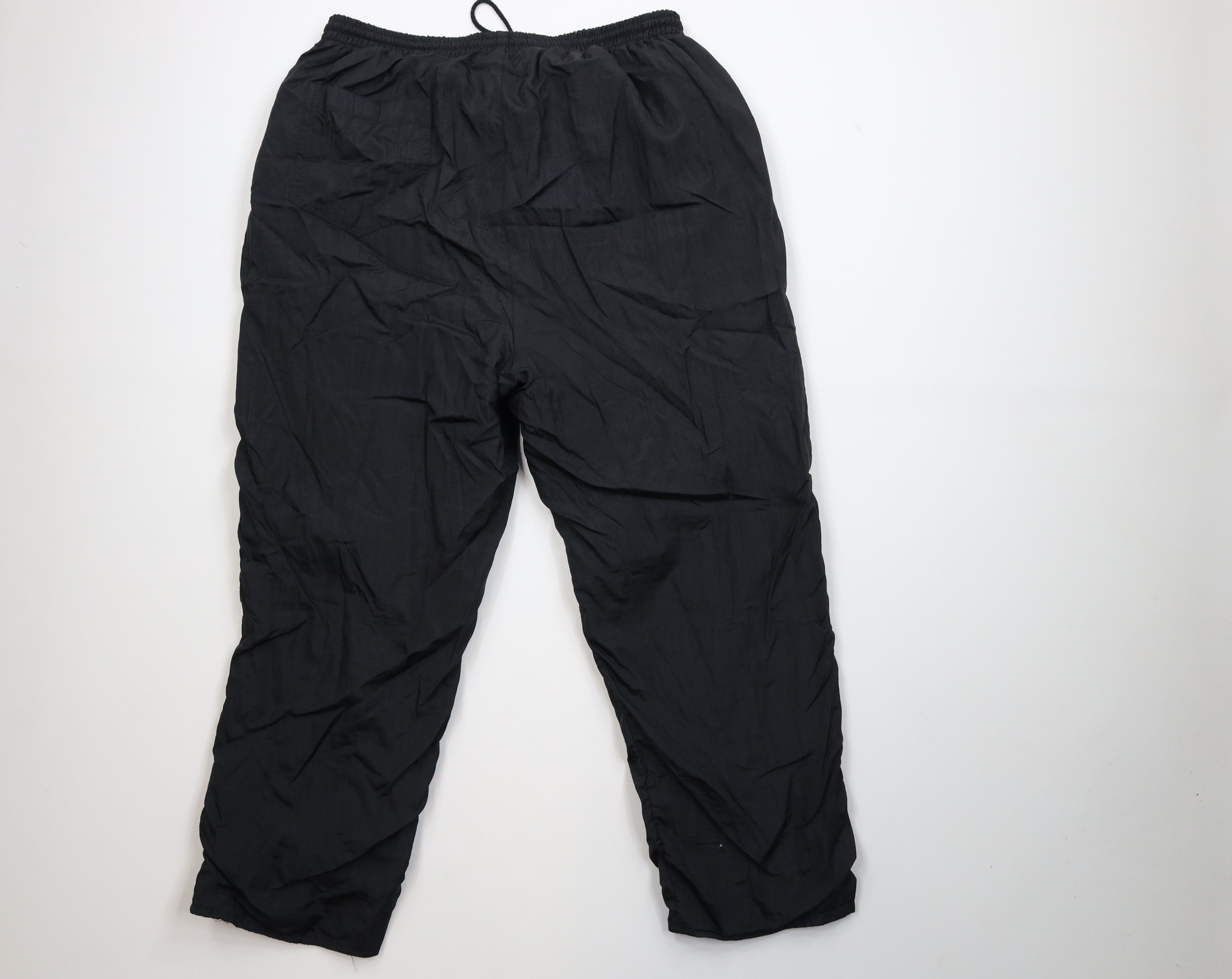 Vintage Vintage 90s Streetwear Wide Leg Windbreaker Pants Black Size US 38 / EU 54 - 11 Thumbnail
