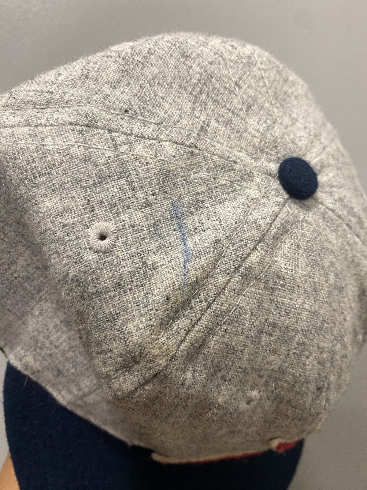 Ebbets Field Flannels Ebbets Fields x Brooks 6 Panel Wool Hat Size ONE SIZE - 6 Thumbnail