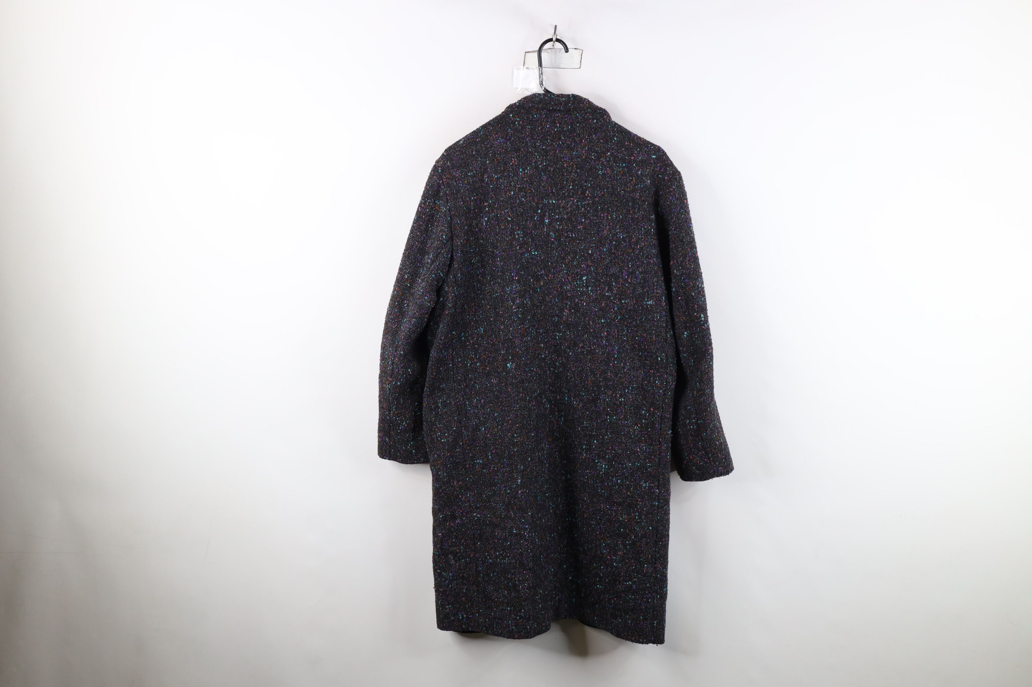 Vintage Vintage 70s Streetwear Wool Tweed Trench Coat Jacket USA Size L / US 10 / IT 46 - 13 Thumbnail