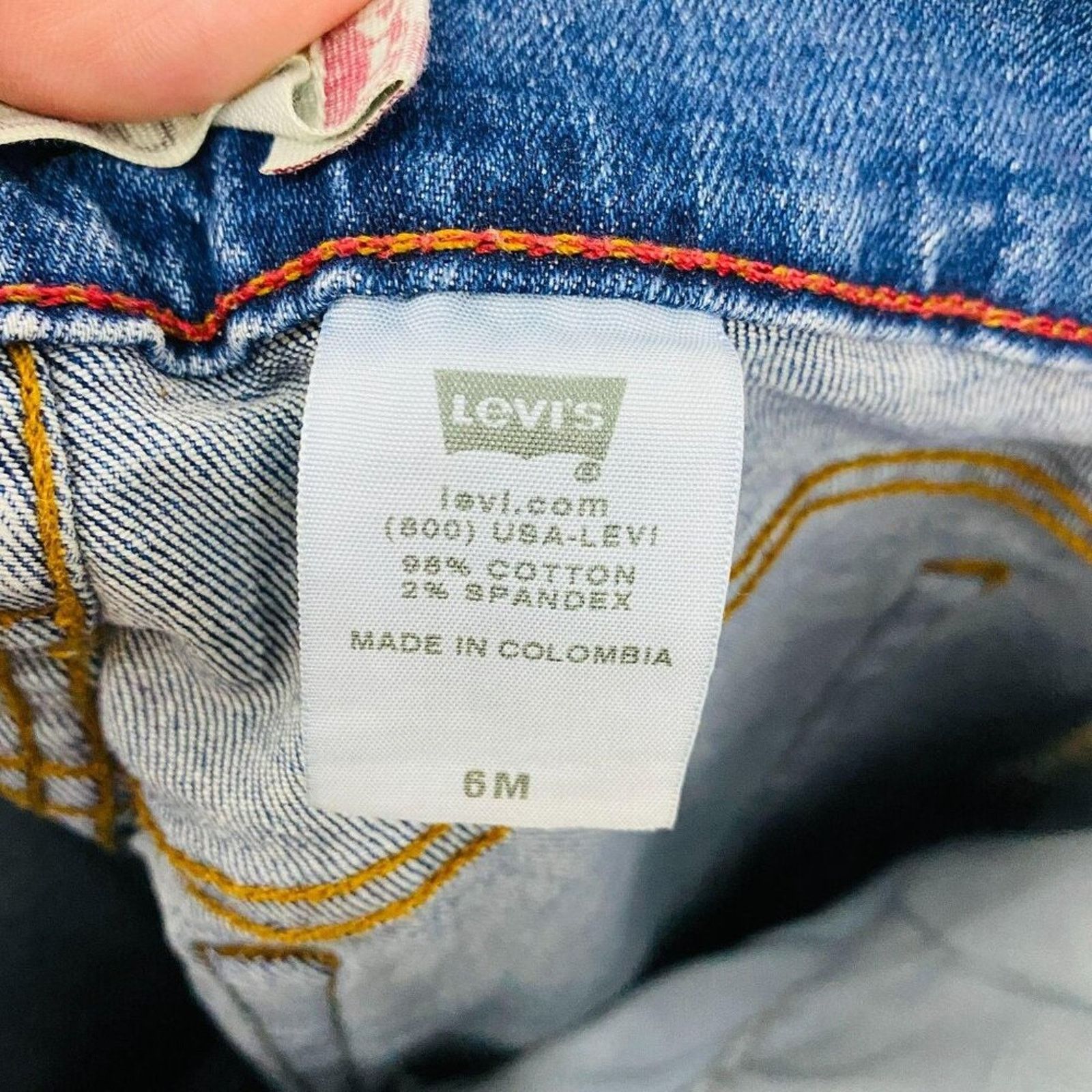 Levi's Levis 550 Womens Blue Medium Wash Denim Bootcut Jeans 6M Size 28" / US 6 / IT 42 - 5 Thumbnail