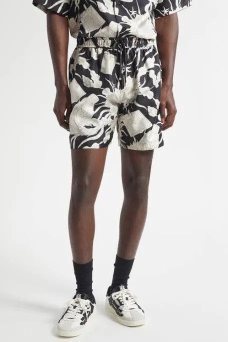 Amiri AMIRI FLORAL SHORT Size US 29 - 1 Thumbnail