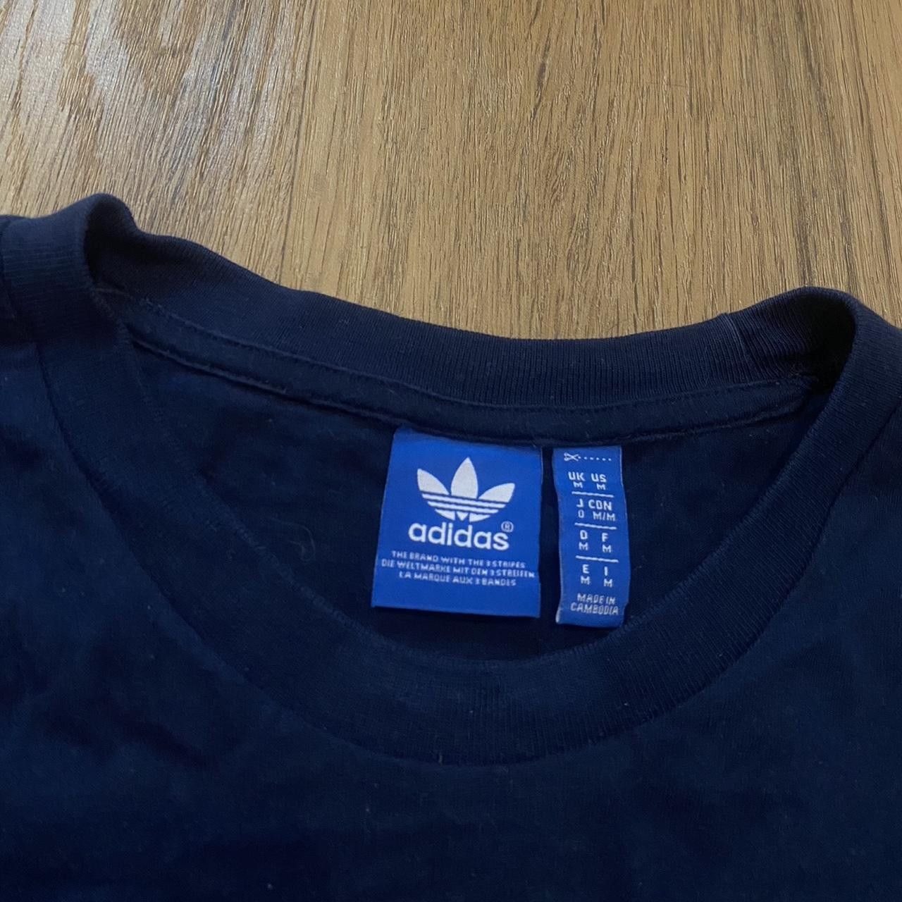 Adidas Adidas navy and orange t-shirt Classic Vintage Logo Size US M / EU 48-50 / 2 - 4 Thumbnail