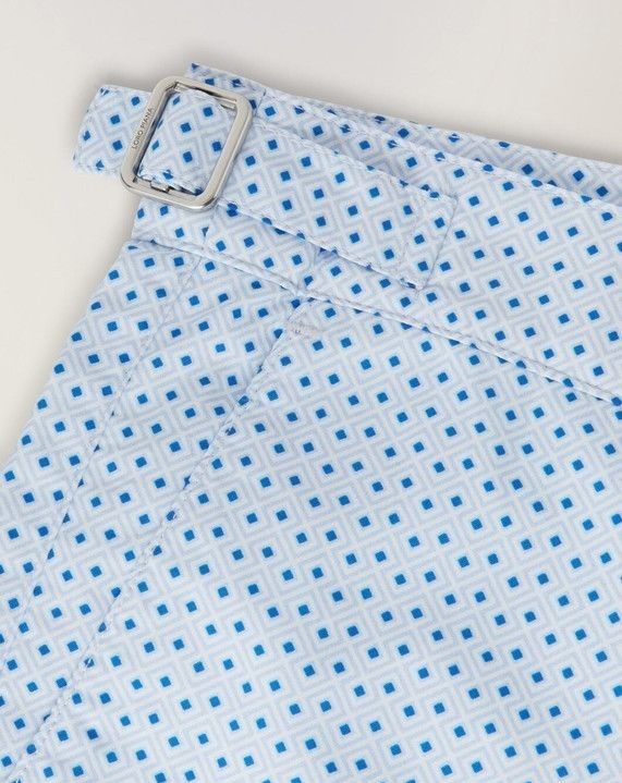 Loro Piana o1srvl11e1024 Kito Swim Trunk in Light Blue Size US 30 / EU 46 - 7 Thumbnail