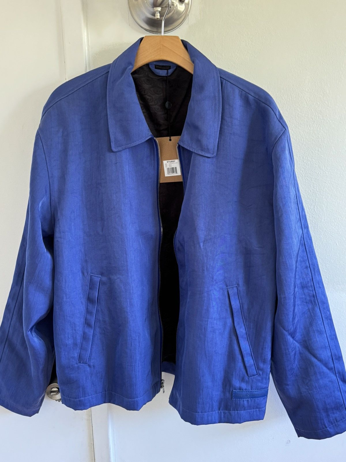 Stussy Classic fit club jacket- Royal blue Size US L / EU 52-54 / 3 - 2 Thumbnail