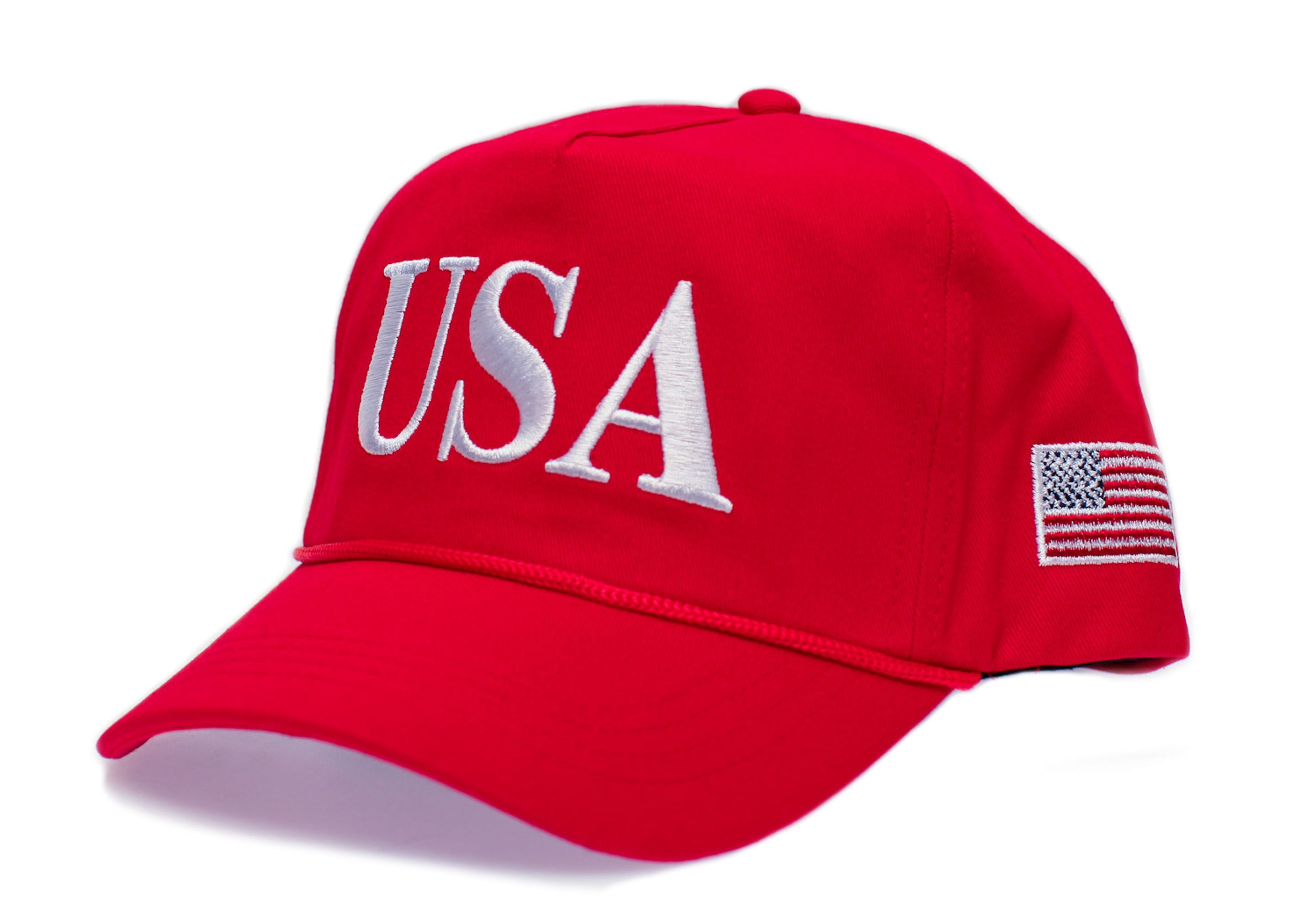 Other USA 45 Flag Hat MAGA Trump Make America Great Again Red Size ONE SIZE - 3 Thumbnail