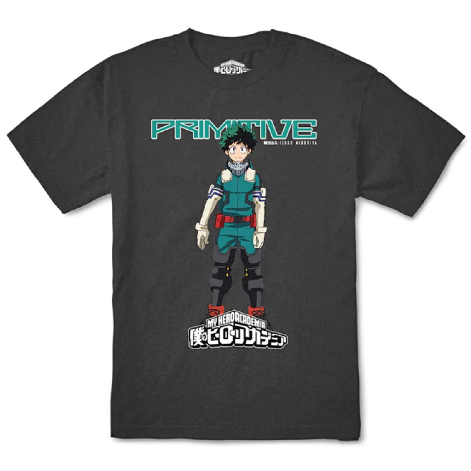 Primitive Primitive Mens X My Hero Academia Izuku Midoriya Tee T-Shirt Size US M / EU 48-50 / 2 - 1 Thumbnail