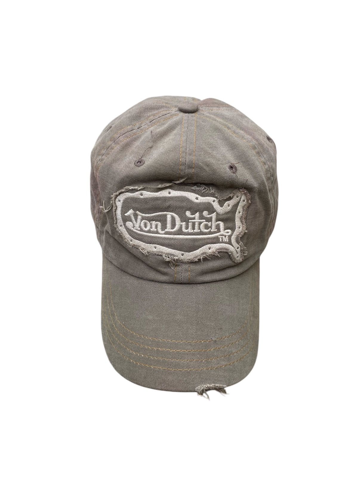 Von Dutch Limited Edition Von Dutch Distressed Hat Size ONE SIZE - 1 Thumbnail