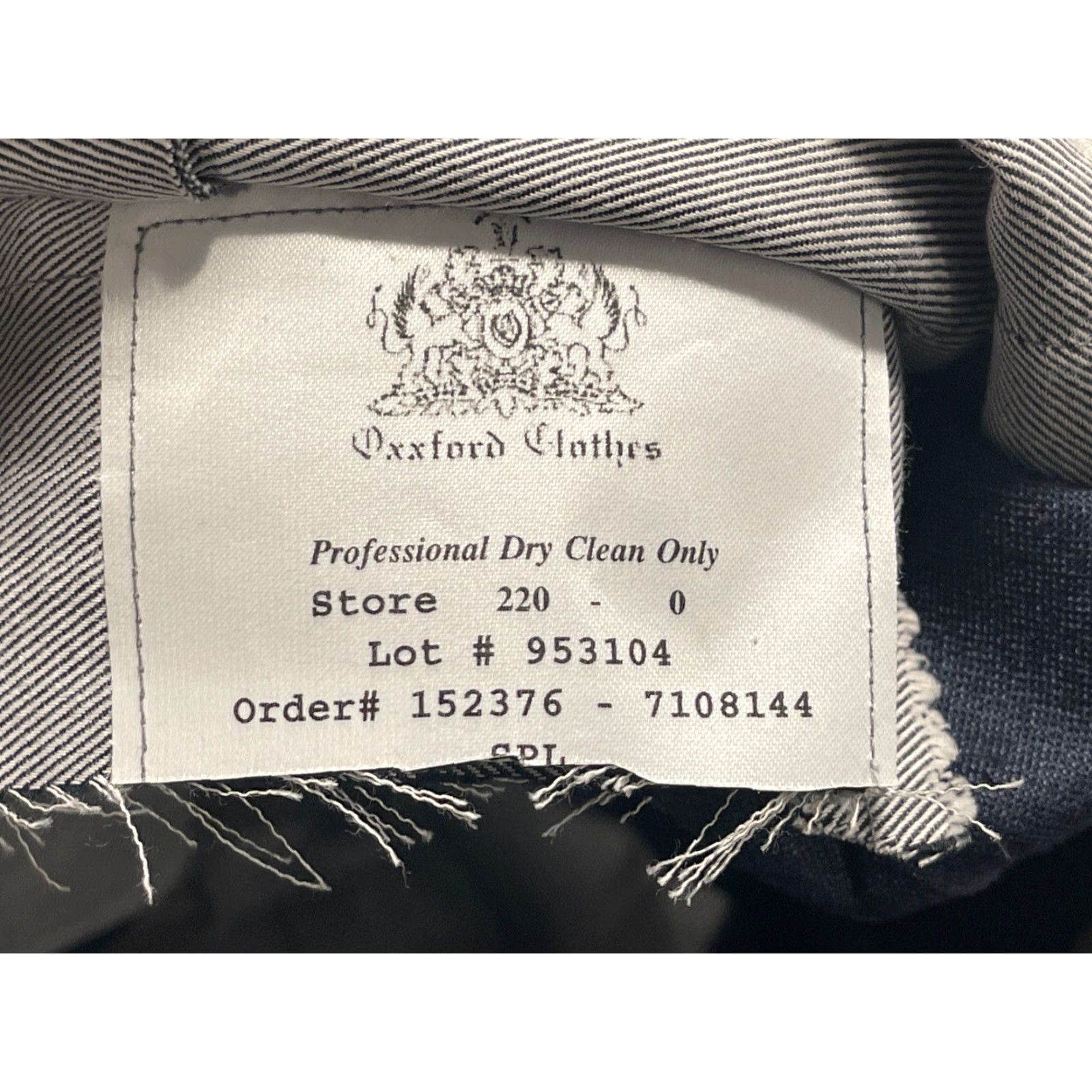 Vintage Oxxford Clothes Dress Pants Man Gray Dress Pants 38x26 Grayish Blue Solid Mens Pants 38 26 Inseam Regular Style: Dress Pants Size US 38 / EU 54 - 7 Thumbnail