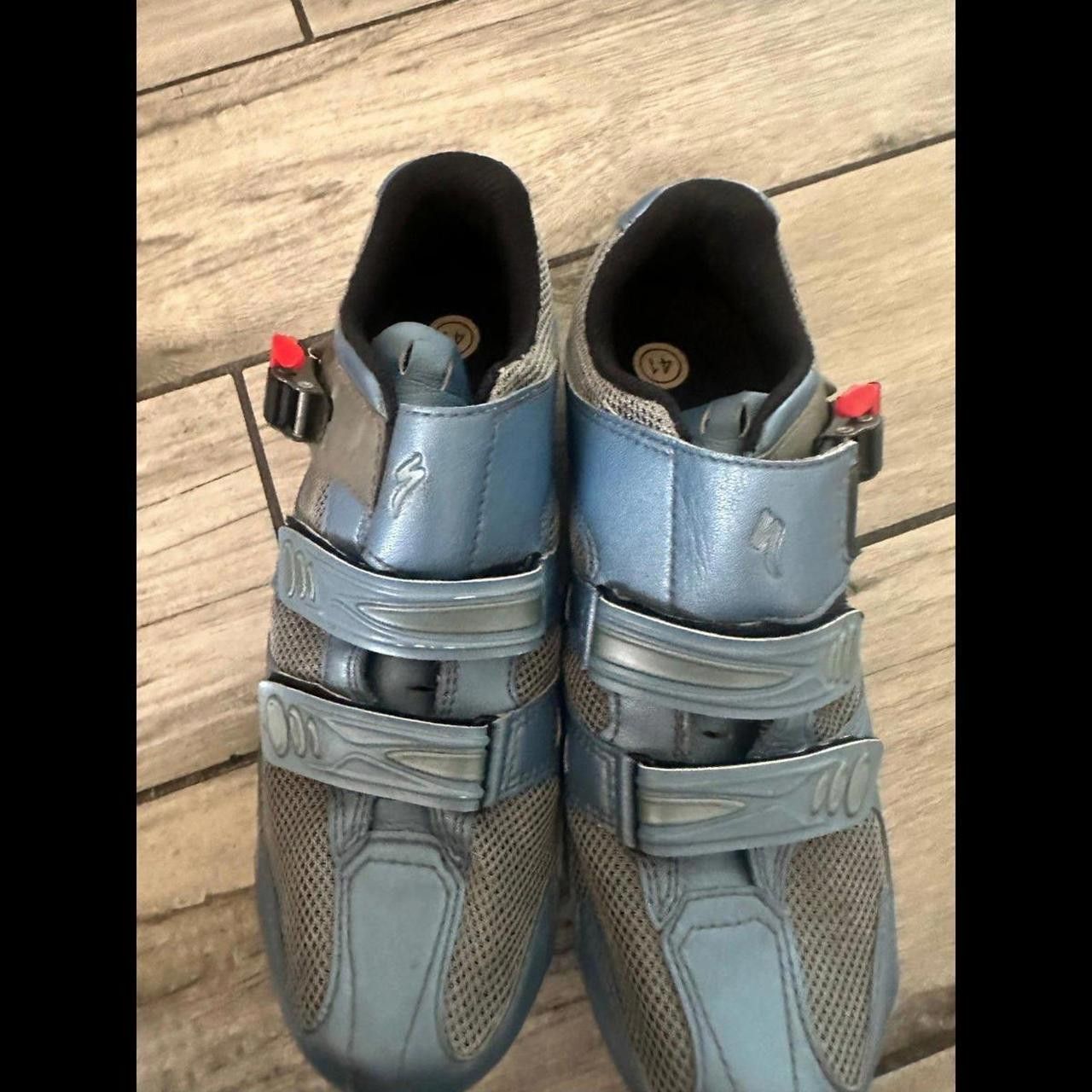 Designer Specialized Bg Blue Leather Cycling Size US 9.5 / EU 42-43 - 2 Thumbnail