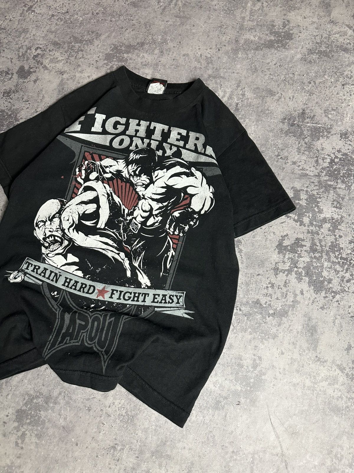 Tapout Vintage Y2K Tapout 'Fighters Only' Affliction Skate T-Shirt Size US S / EU 44-46 / 1 - 3 Thumbnail