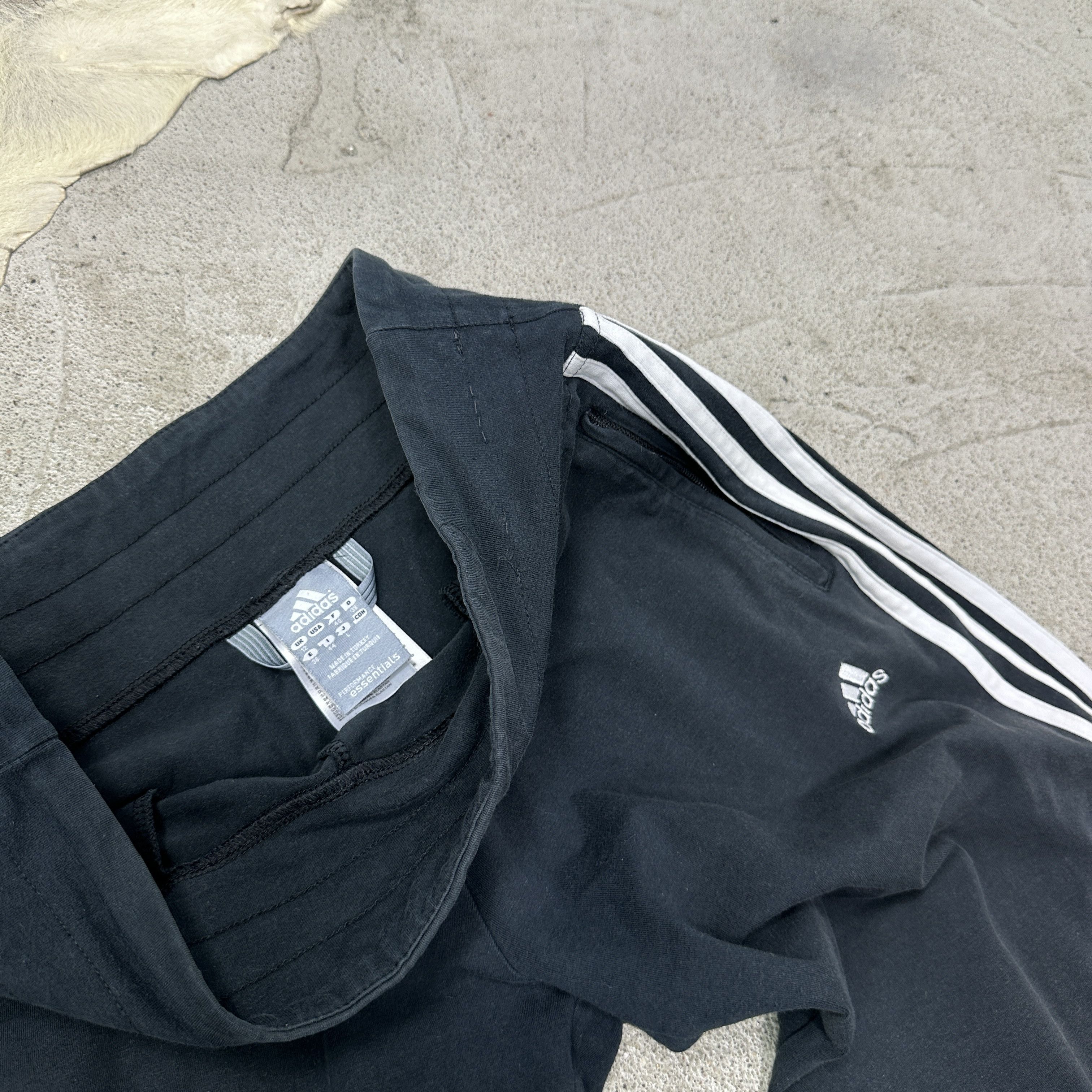 Adidas Vintage Sporty Streetwear Hip Hop Adidas Capri Pants Y2K Size 26" / US 2 / IT 38 - 4 Thumbnail