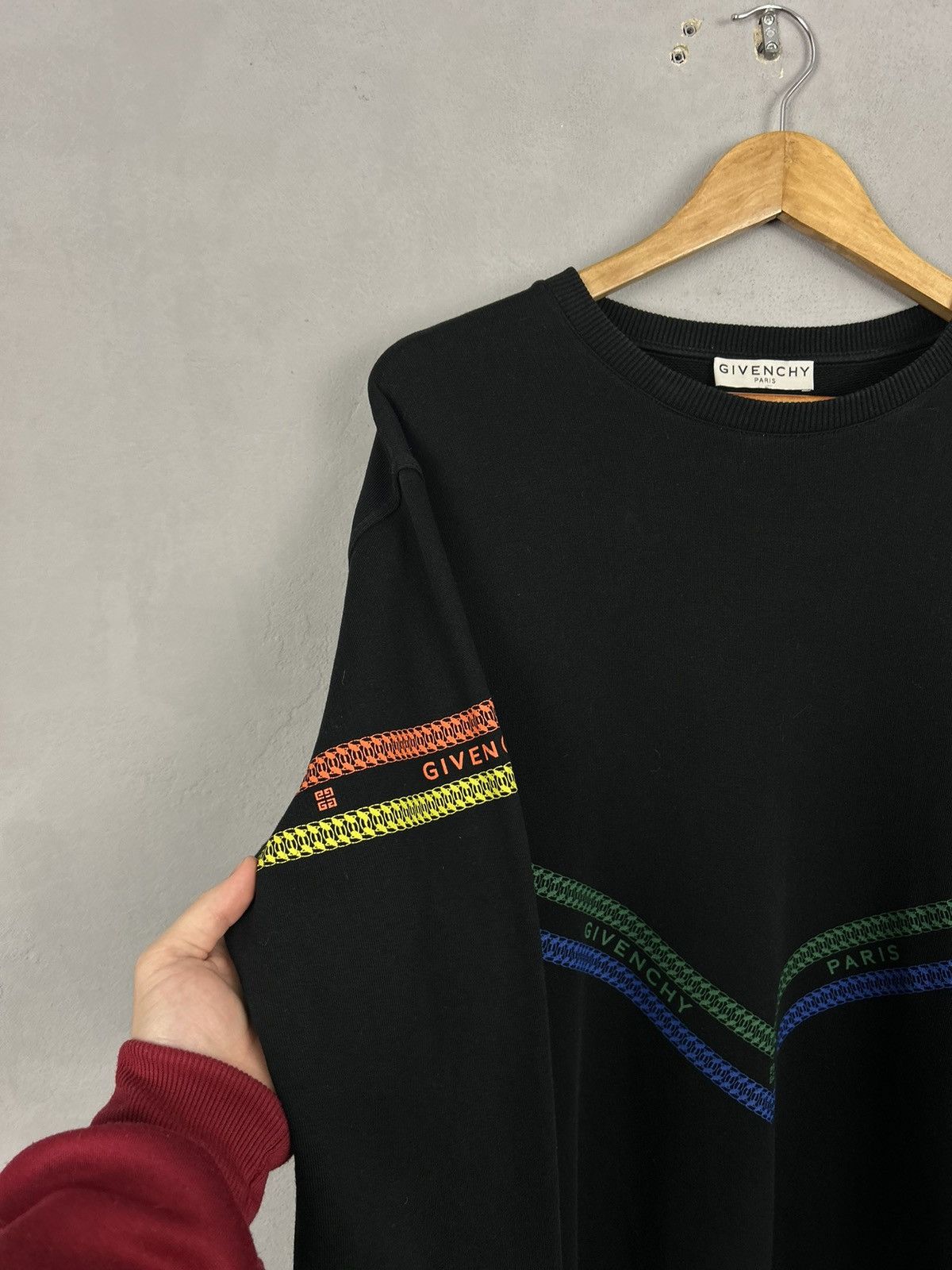 Givenchy Givenchy Multicolor Chain Print Sweatshirt Size US M / EU 48-50 / 2 - 5 Thumbnail
