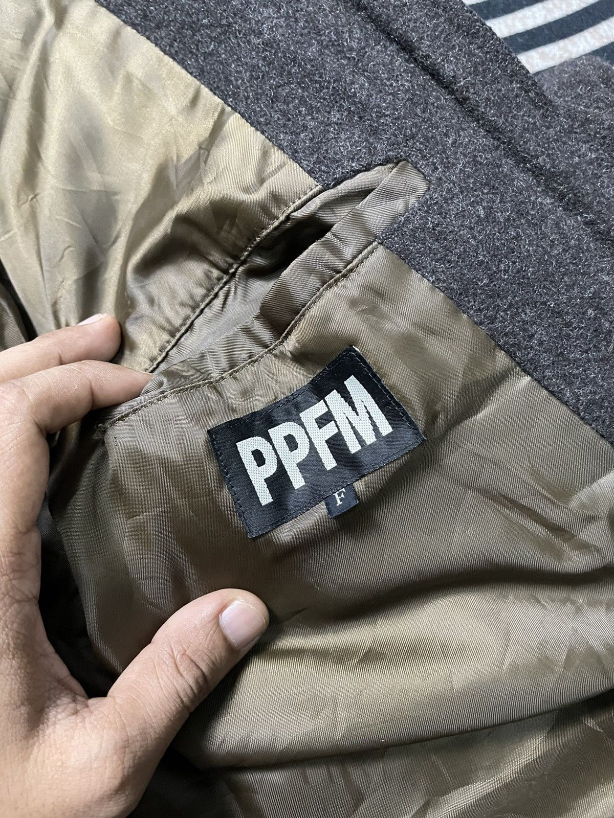 PPFM 90s PPFM WOOL ZIPPER JACKET NICE DESIGN Size US M / EU 48-50 / 2 - 9 Thumbnail