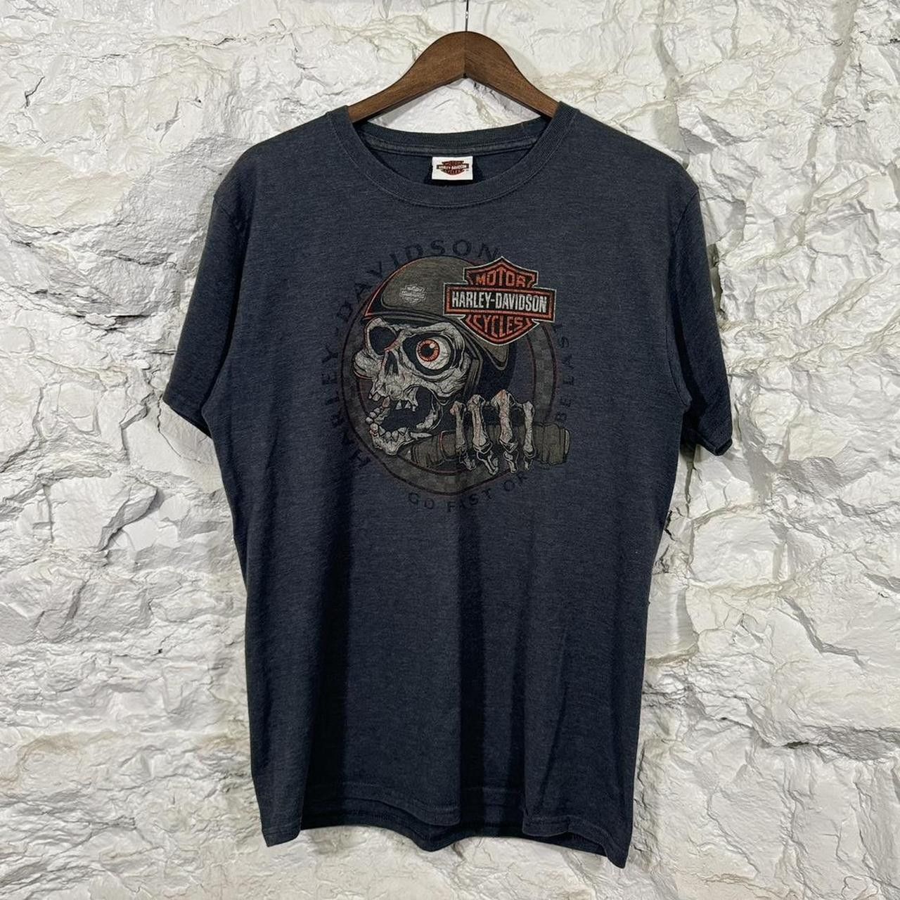 Harley Davidson Vintage Y2K Harley Davidson Skull Tee Size Large Size US L / EU 52-54 / 3 - 2 Thumbnail
