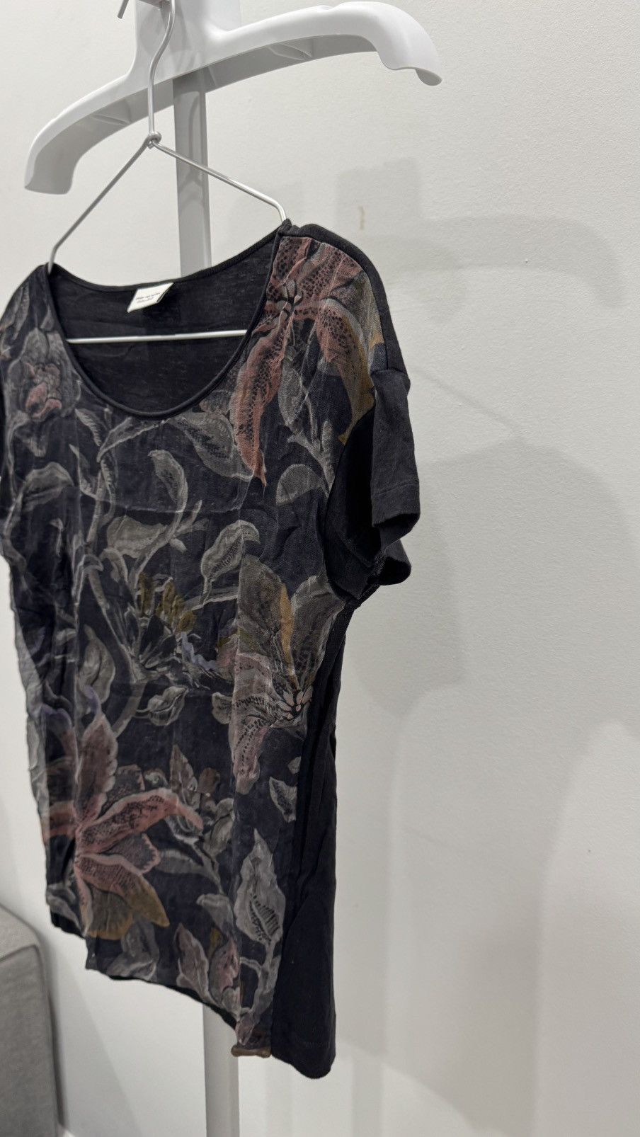 Dries Van Noten Dries Van Noten Silk Overlay Tropical Tee Size XS / US 0-2 / IT 36-38 - 4 Thumbnail