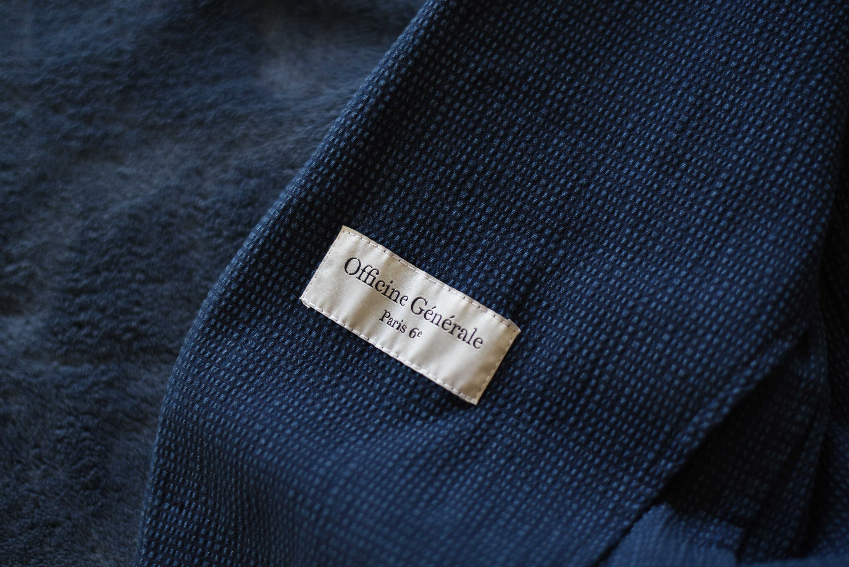 Officine Generale Officine Generale Seersucker Lightest Jacket Blazer Blue 36 Size US S / EU 44-46 / 1 - 2 Thumbnail