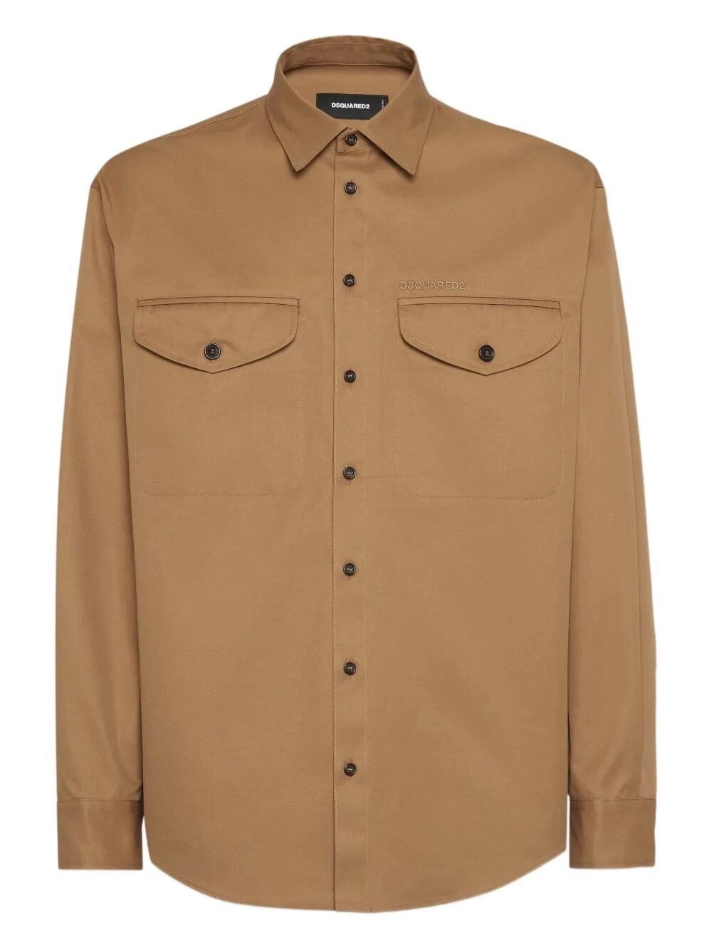 Dsquared2 Utility Cotton Shirt Size US M / EU 48-50 / 2 - 1 Thumbnail