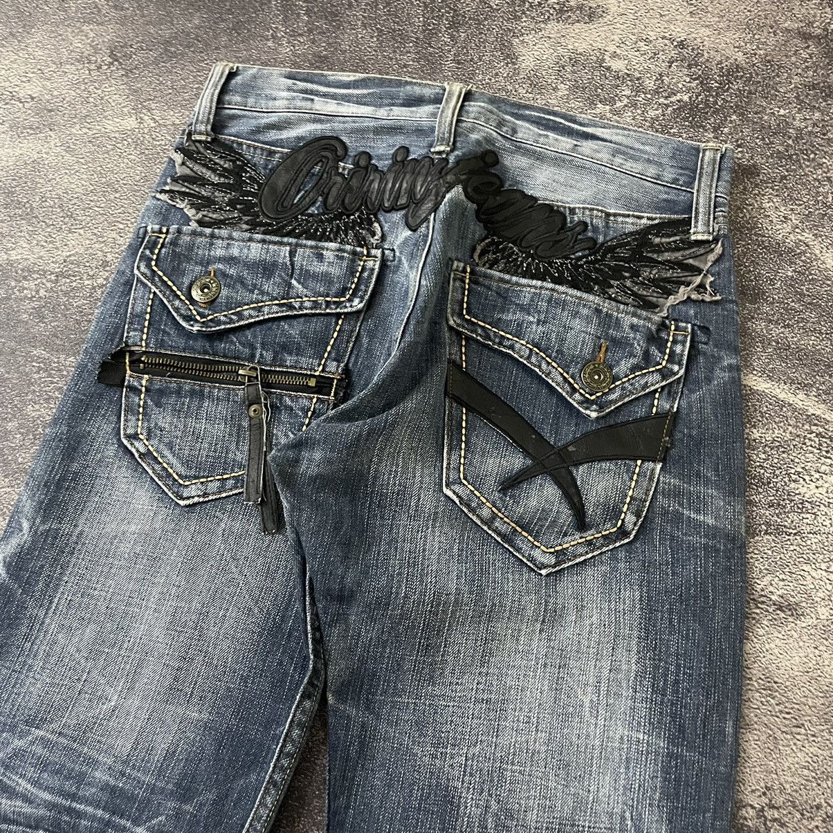 Beauty Beast × Le Grande Bleu (L.G.B.) × Tornado Mart Oririn embroidery logo denim pants Size US 31 - 3 Thumbnail