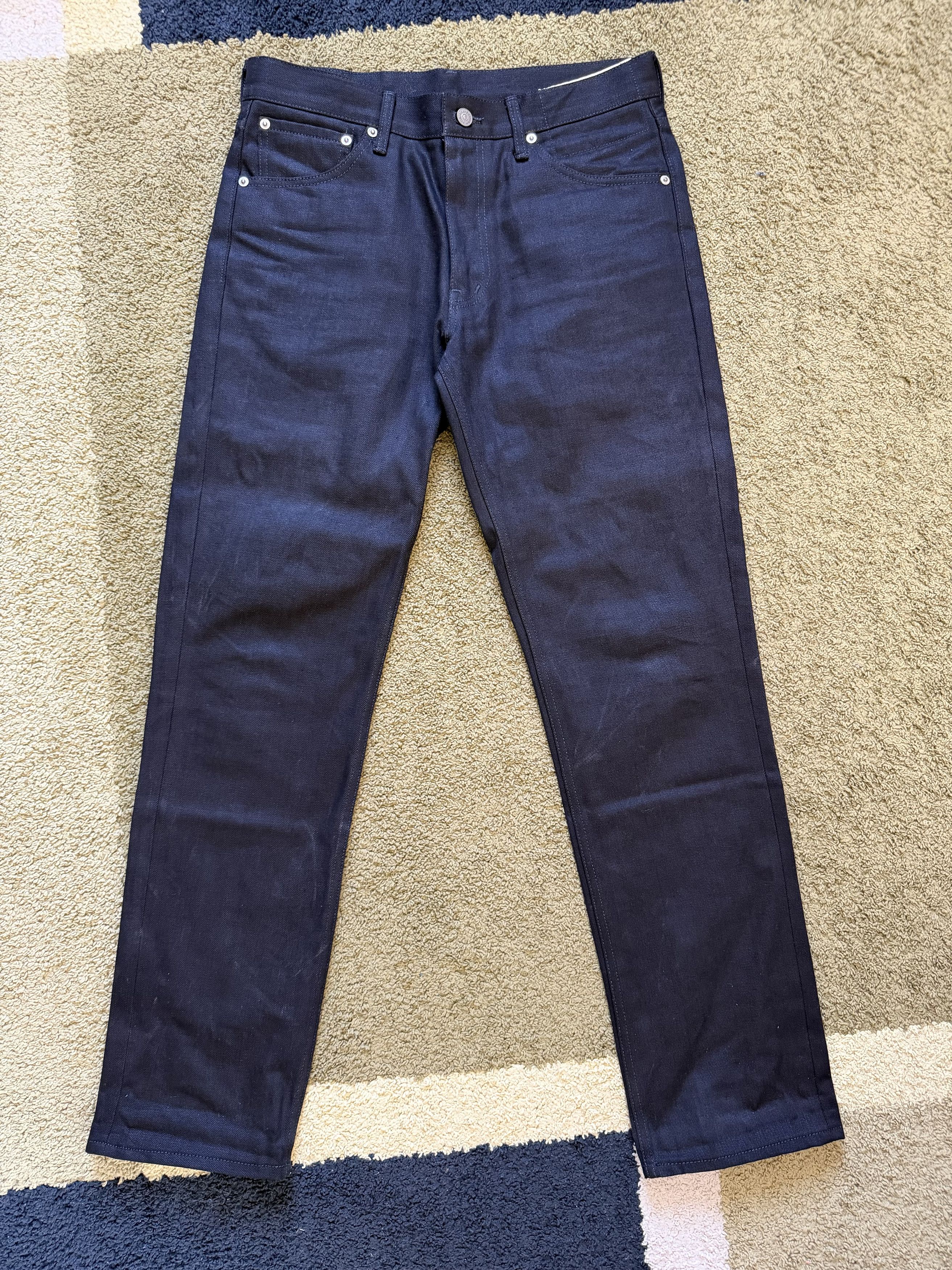 Visvim SOCIAL SCULPTUR E 03 DMGD-10 Black Denim pants Size US 32 / EU 48 - 1 Thumbnail