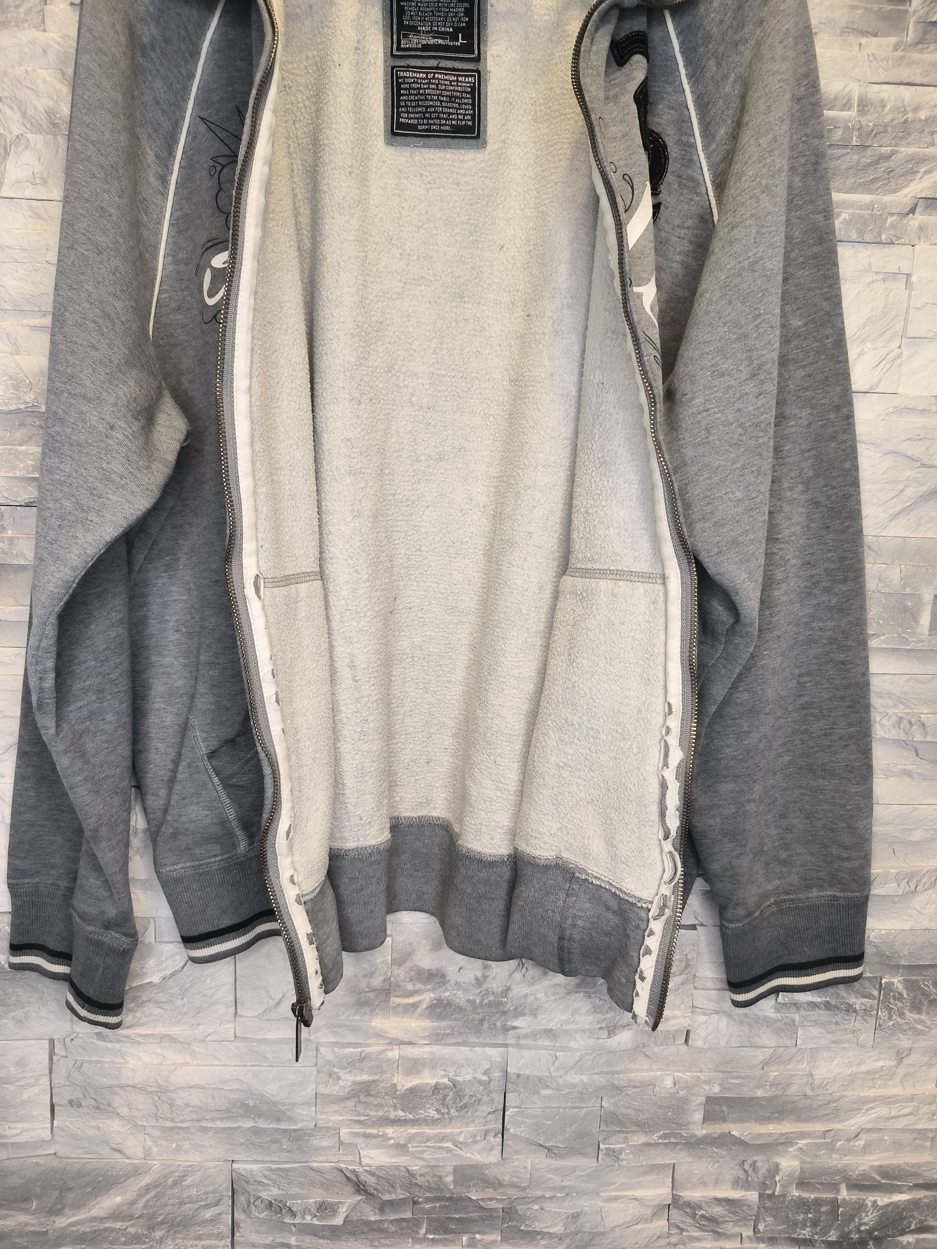Ecko Unltd. Vintage Ecko Zip Sweatshirt Logo Gray Size US M / EU 48-50 / 2 - 6 Thumbnail