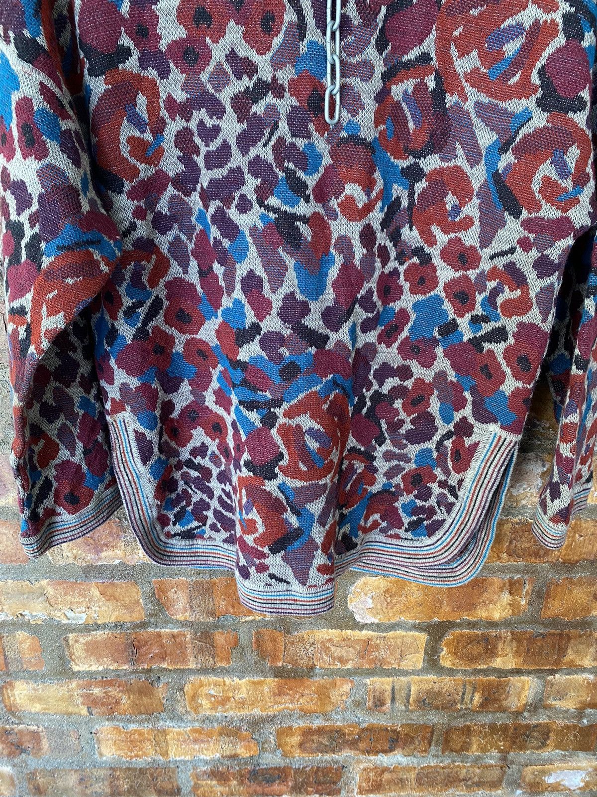 Coogi × Missoni × Yoshiyuki Konishi 1990s Missoni sport Floral jacquard knit Size L / US 10 / IT 46 - 12 Thumbnail