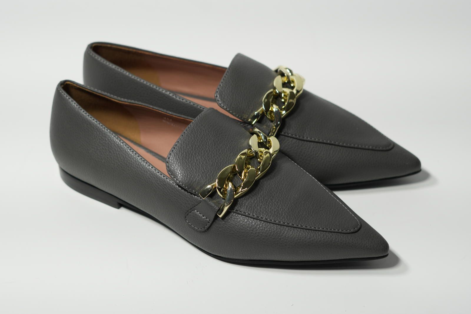 Other Linea Paolo Flat Women's 4M Grey NEW Mabel Pointed Toe Size US 4 / IT 34 - 1 Thumbnail