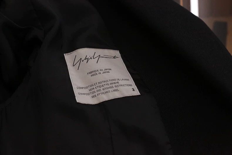 Yohji Yamamoto Yohji Yamamoto 2007 AW Leather Wool Gabardine Jacket 2506-N Size US M / EU 48-50 / 2 - 8 Thumbnail