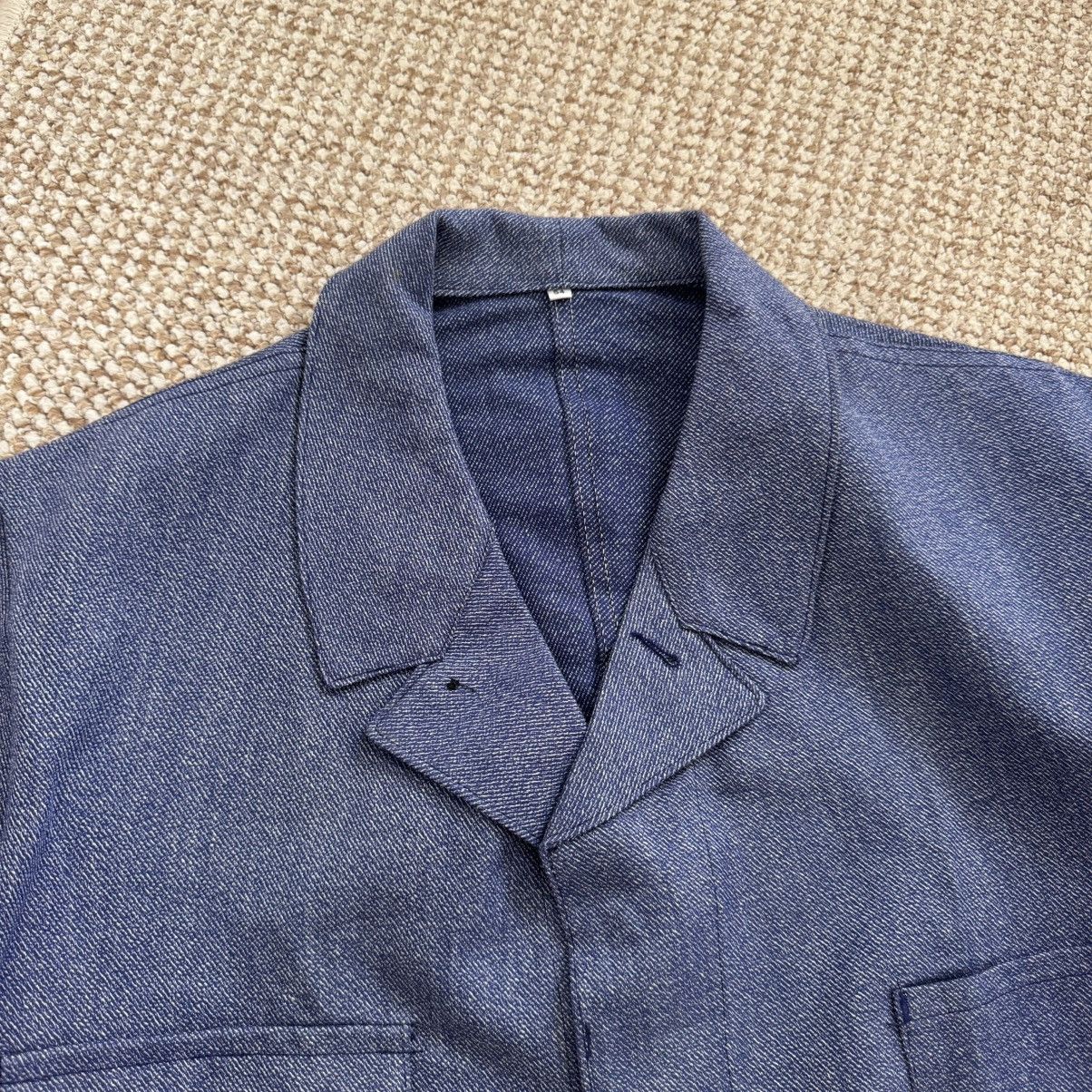 Le Laboureur French vintage heavy cotton sanfor workwear jacket Size US L / EU 52-54 / 3 - 2 Thumbnail