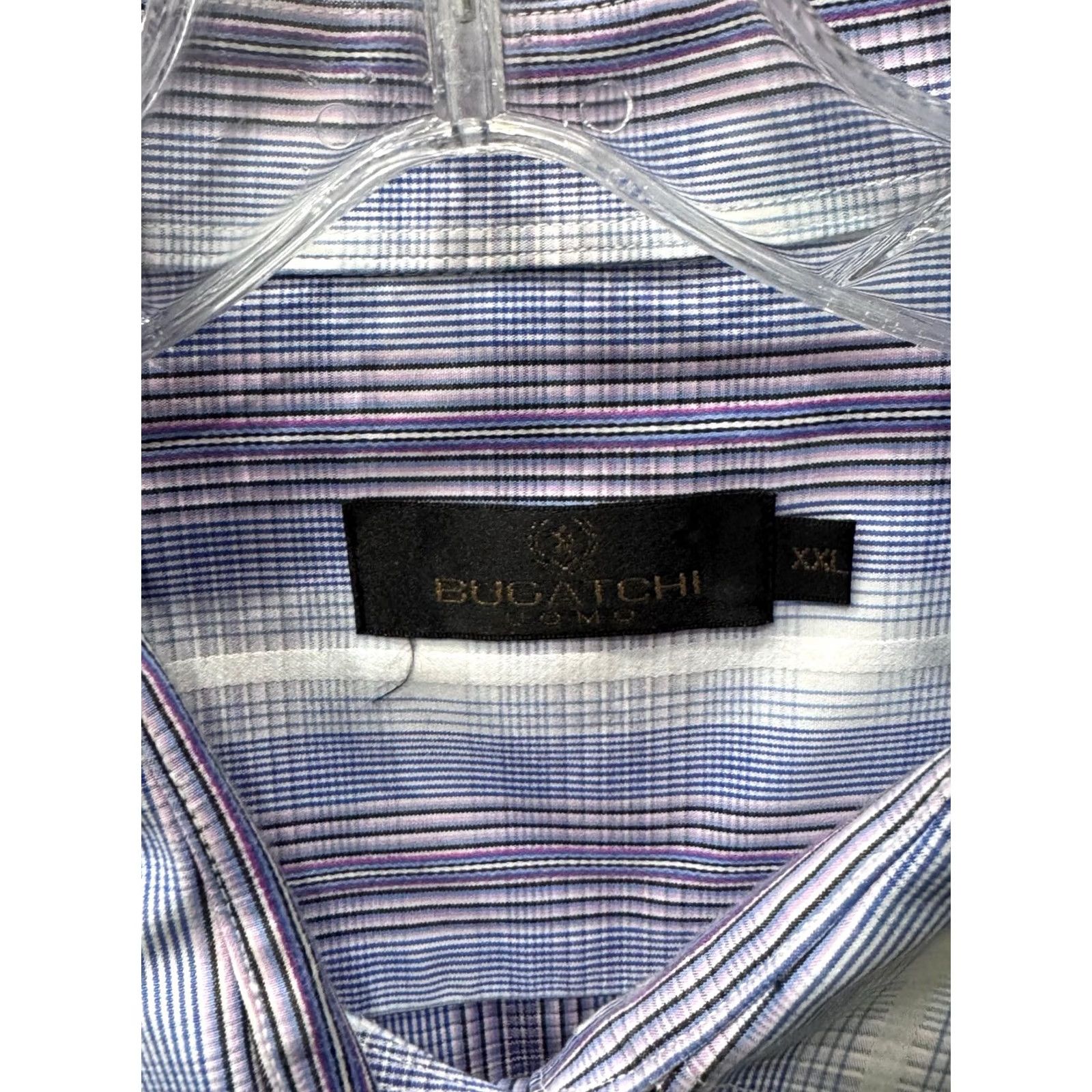 BUGATCHI Bugatchi Uomo Ctn Plaid Shirt 2XL XXL Mens Long Sleeve Button Up Shirt Multicolor Size US XXL / EU 58 / 5 - 3 Thumbnail