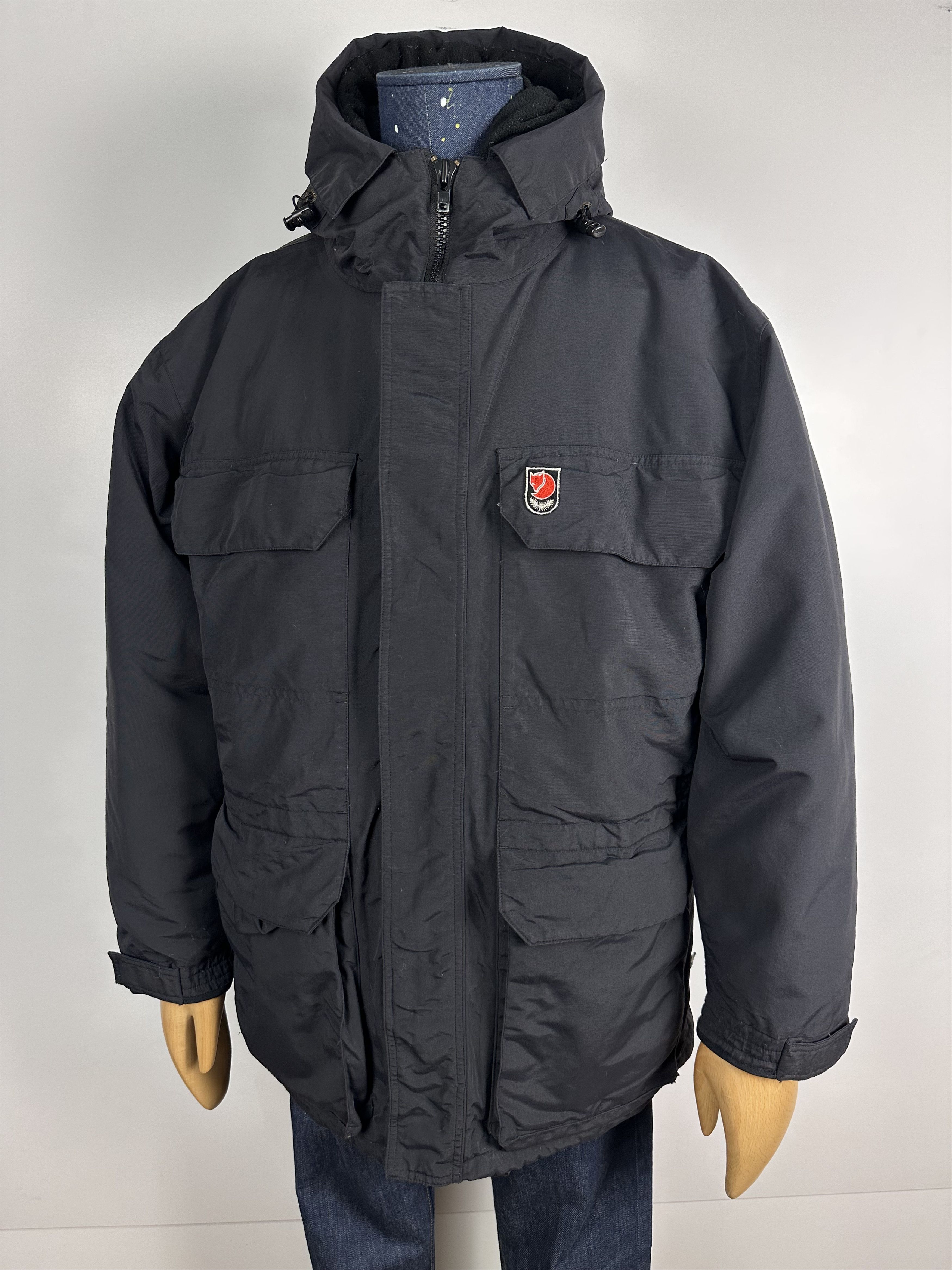 Fjallraven Outdoor Life Vintage FJALLRAVEN POLAR Hooded Down Parka Vintage Black Mens Size M Grailed