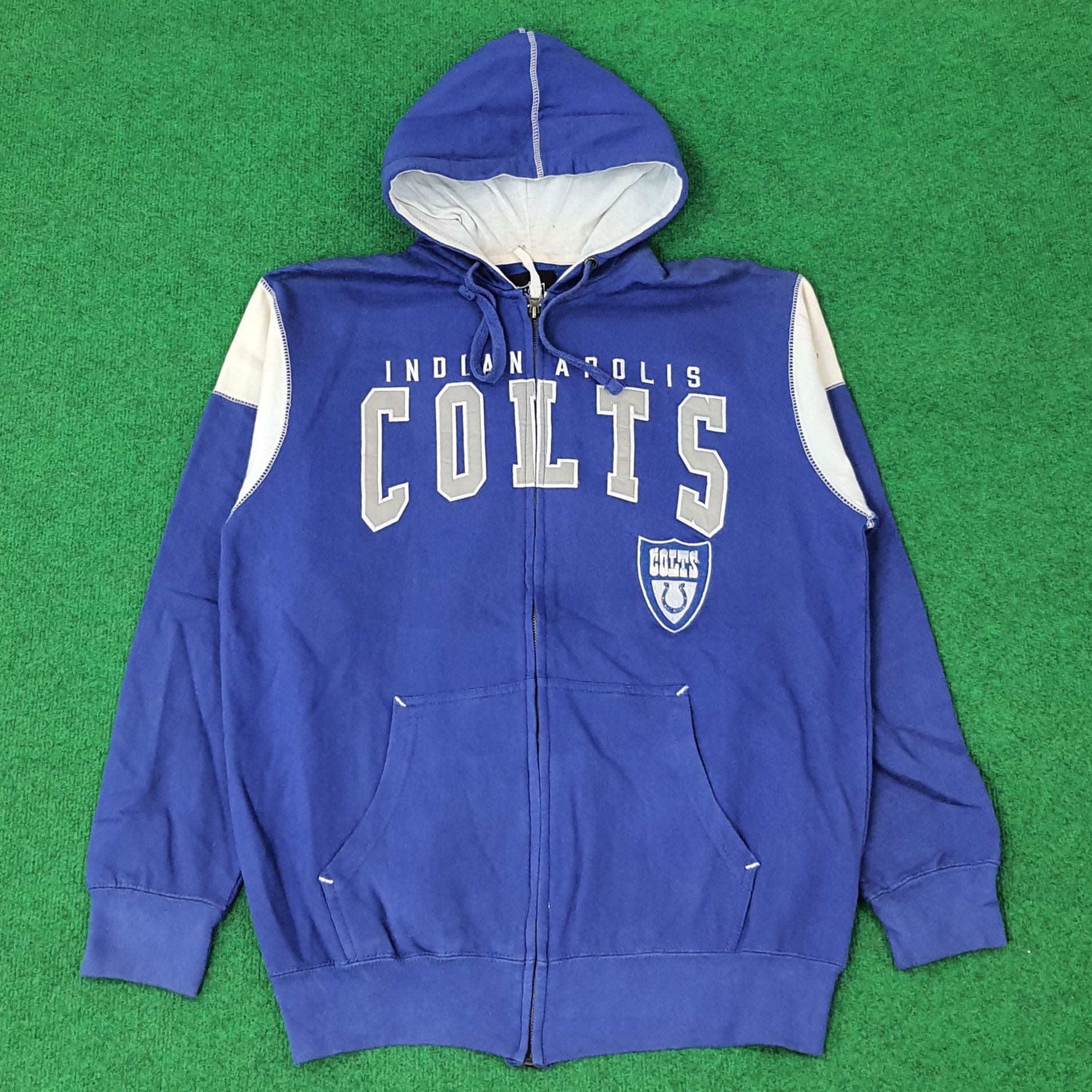 NFL Vintage NFL Indianapolis Colts American Sport Hoodie C261N8 Size US L / EU 52-54 / 3 - 1 Thumbnail