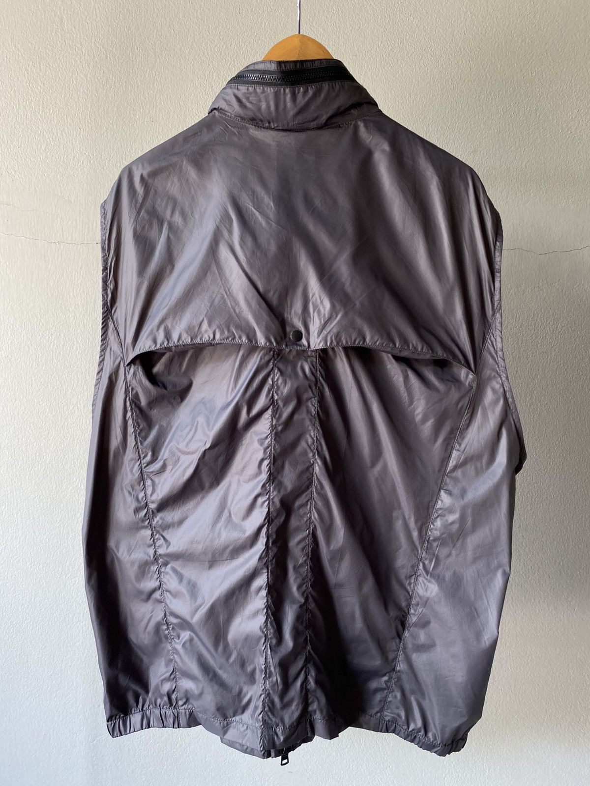 Armani Exchange ARMANI EXCHANGE Gray Utility Vest with Multiple Pockets Size US XL / EU 56 / 4 - 11 Thumbnail